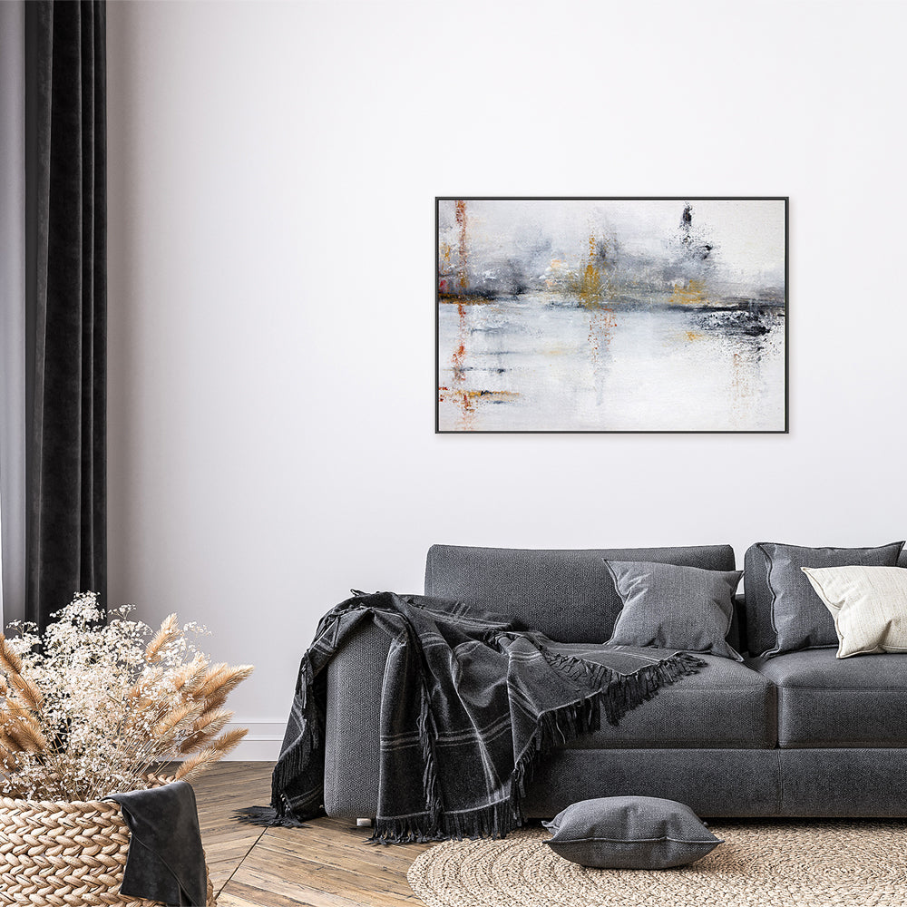 Hand Painted Canvas - Black and White