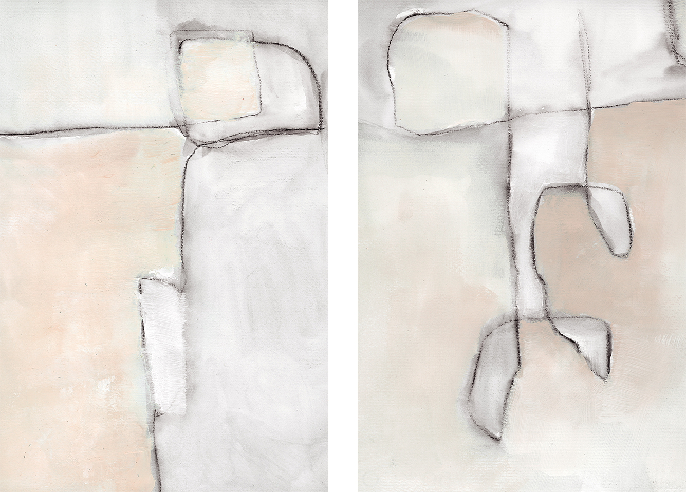 Fractional, Style A & B, Set Of 2