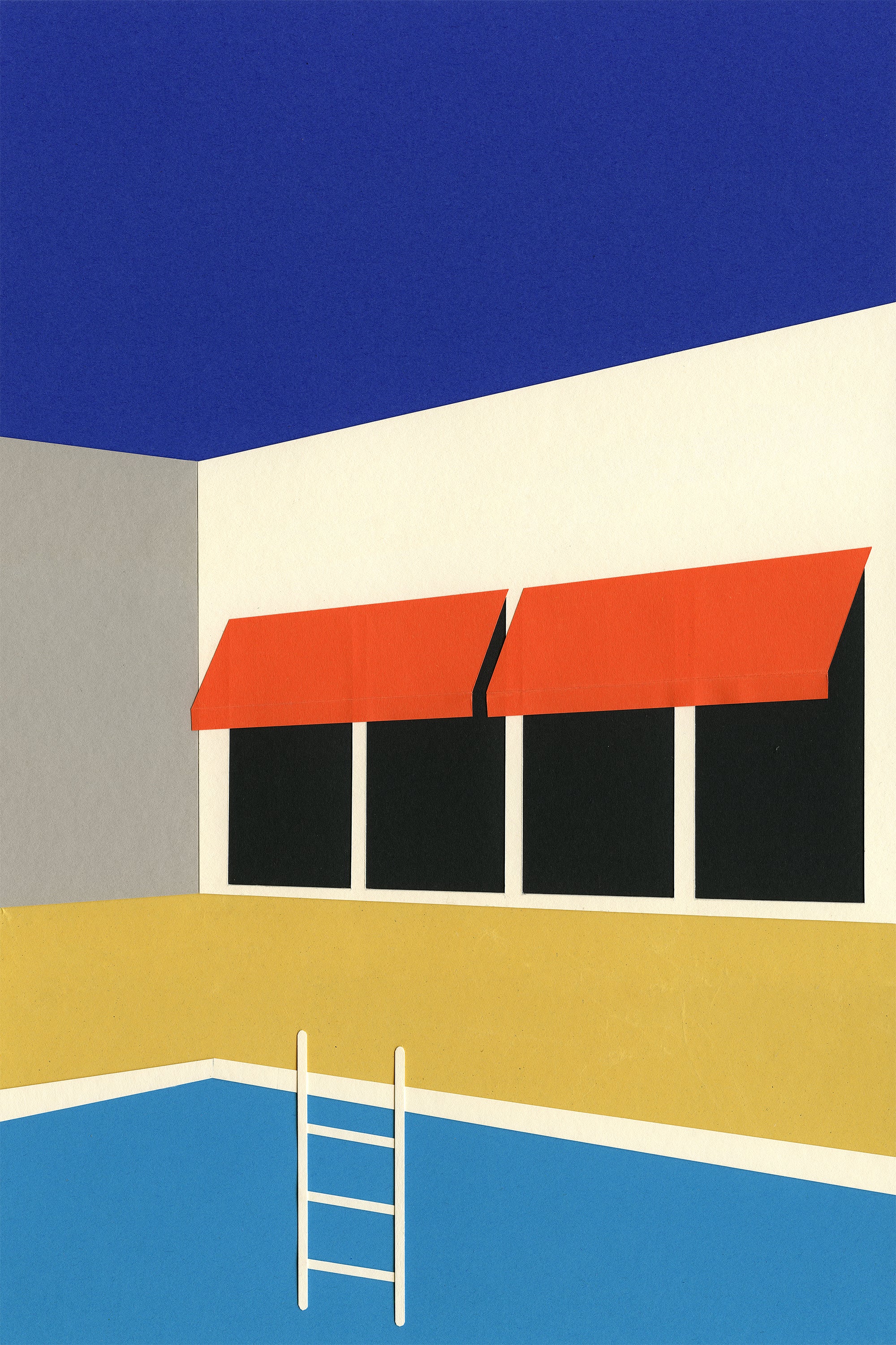 Sunny Poolside Architecture