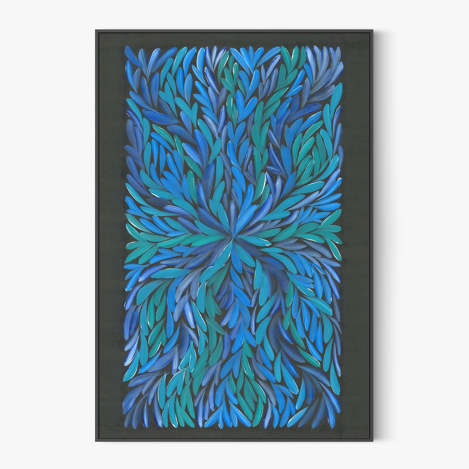 healing leaves-blue