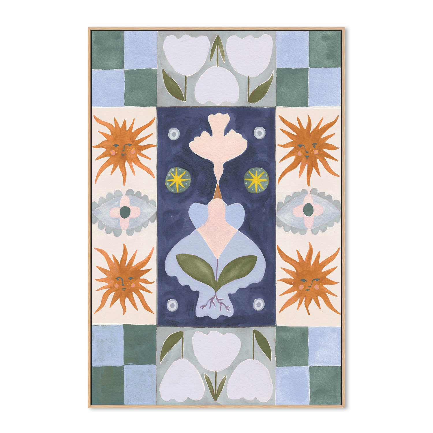 Mother Bird Blue , By Meredith Walker