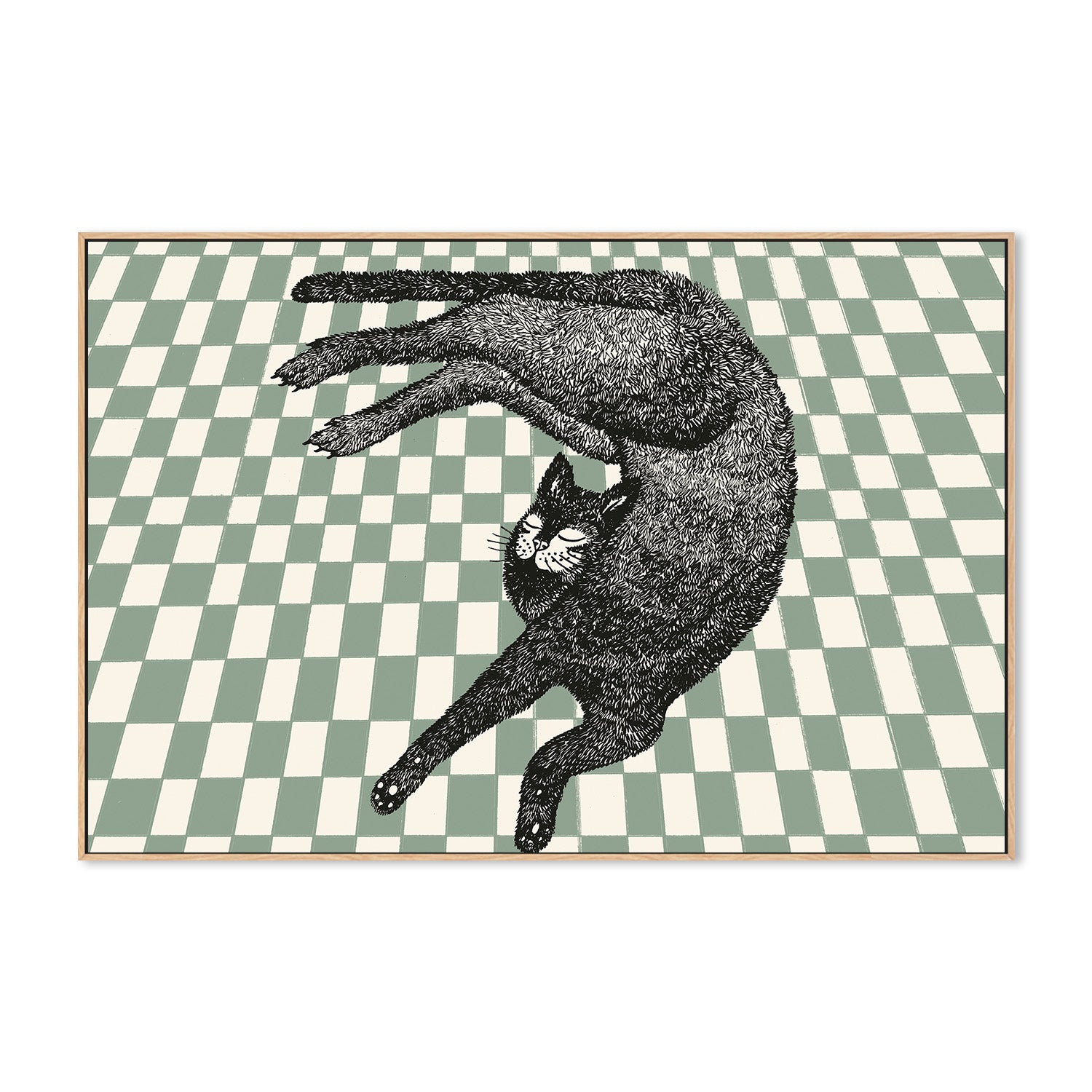 Sleeping Cat, Style C