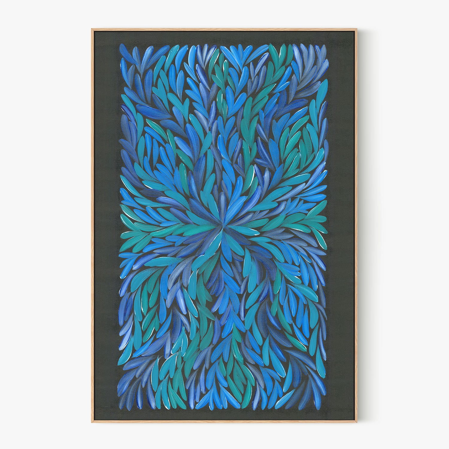 healing leaves-blue
