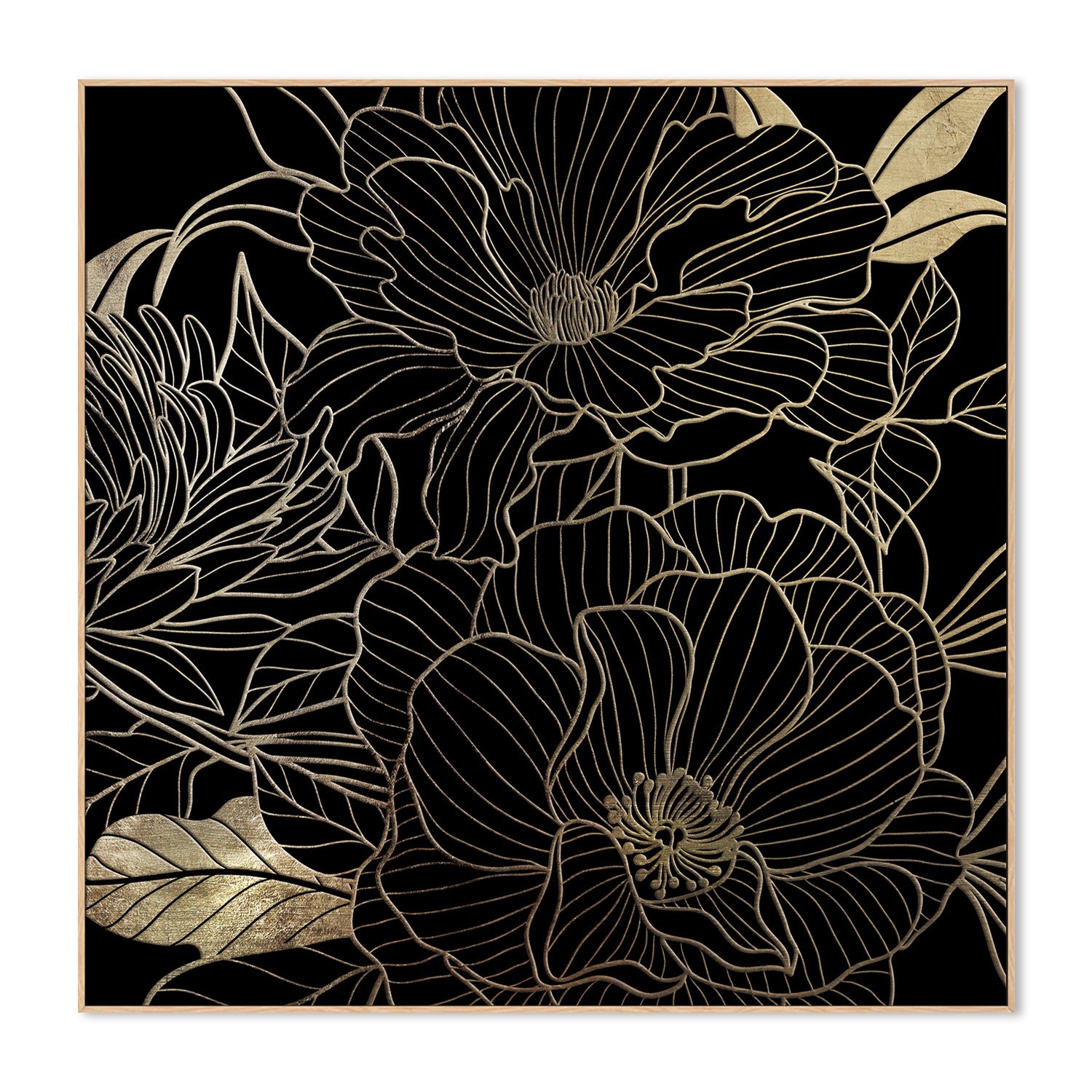 Floral Golden Garden
