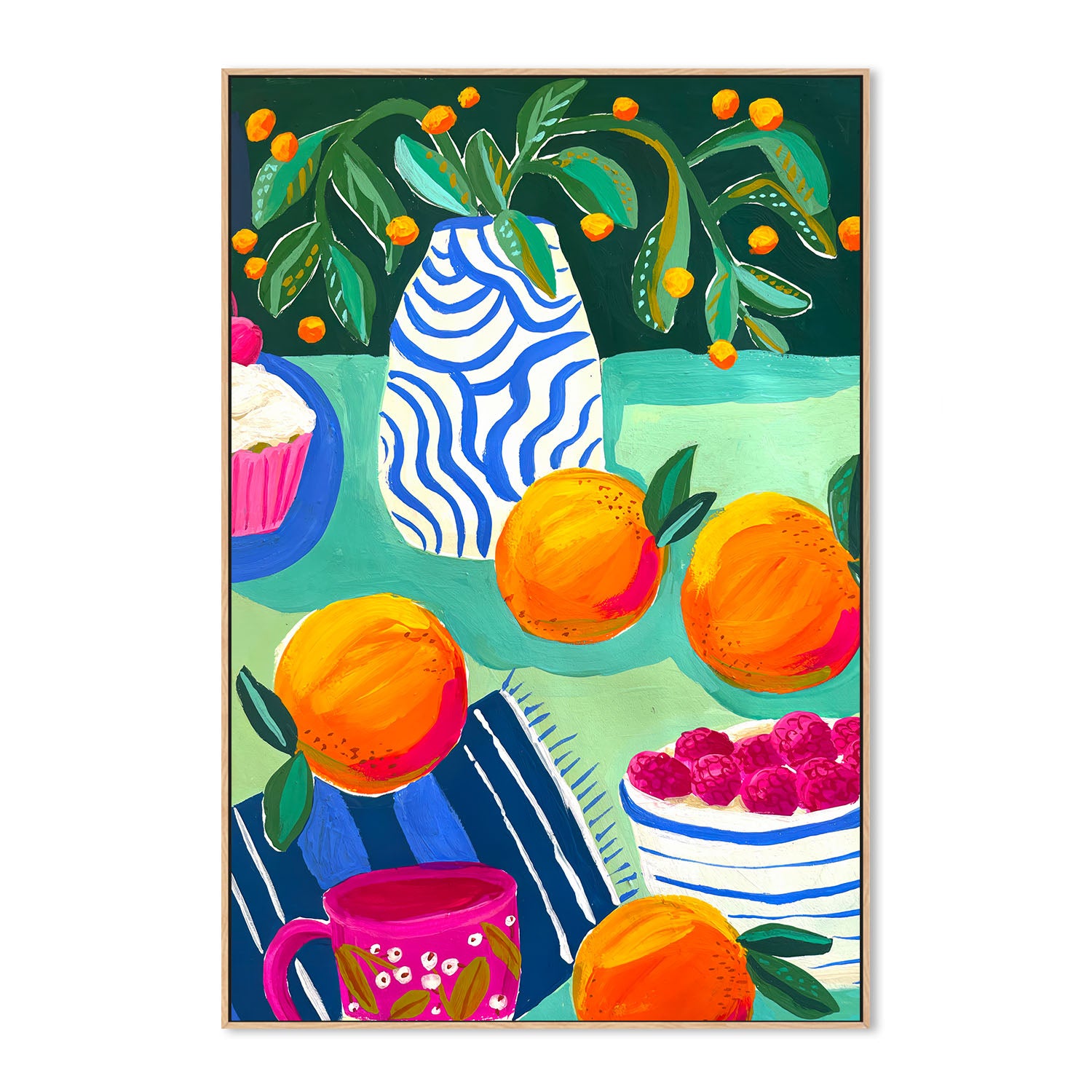 Oranges, Berries And Cupcakes