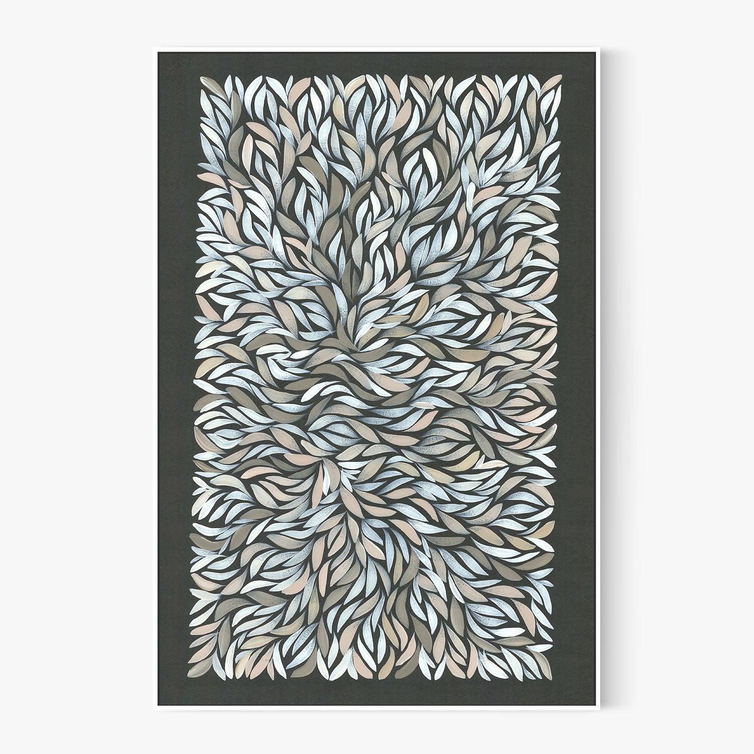 healing leaves-grey white
