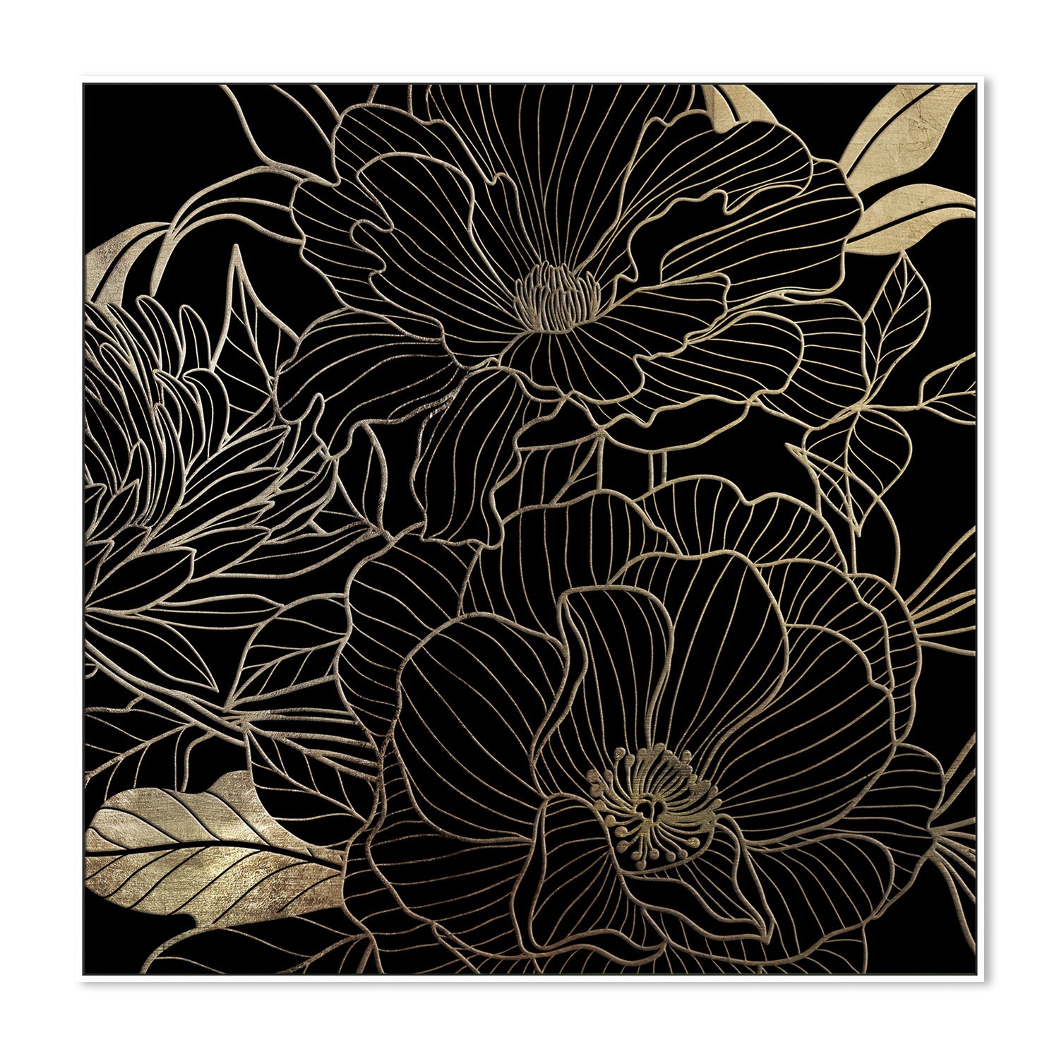 Floral Golden Garden