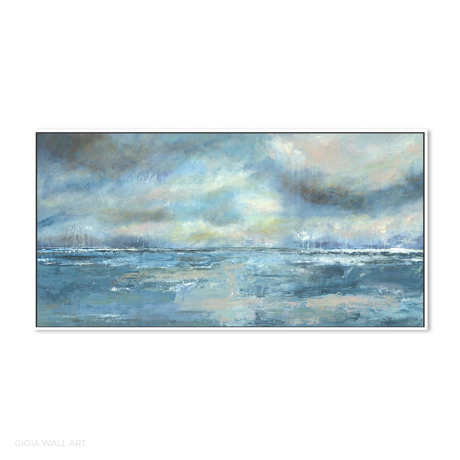 Let The Ocean Wash Over You Acrylic On Canvas By Karen Cavania Original Artwork
