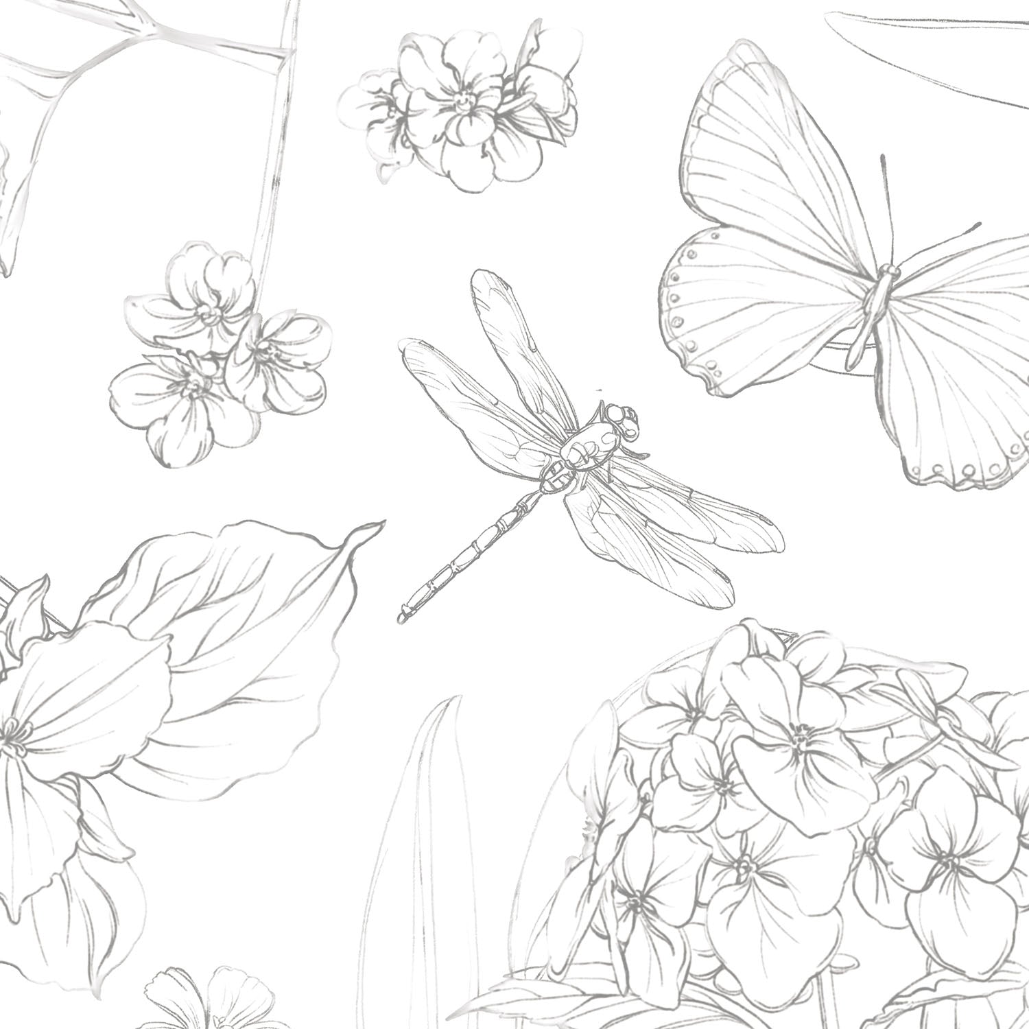 Blue Botanica Pattern IIIA