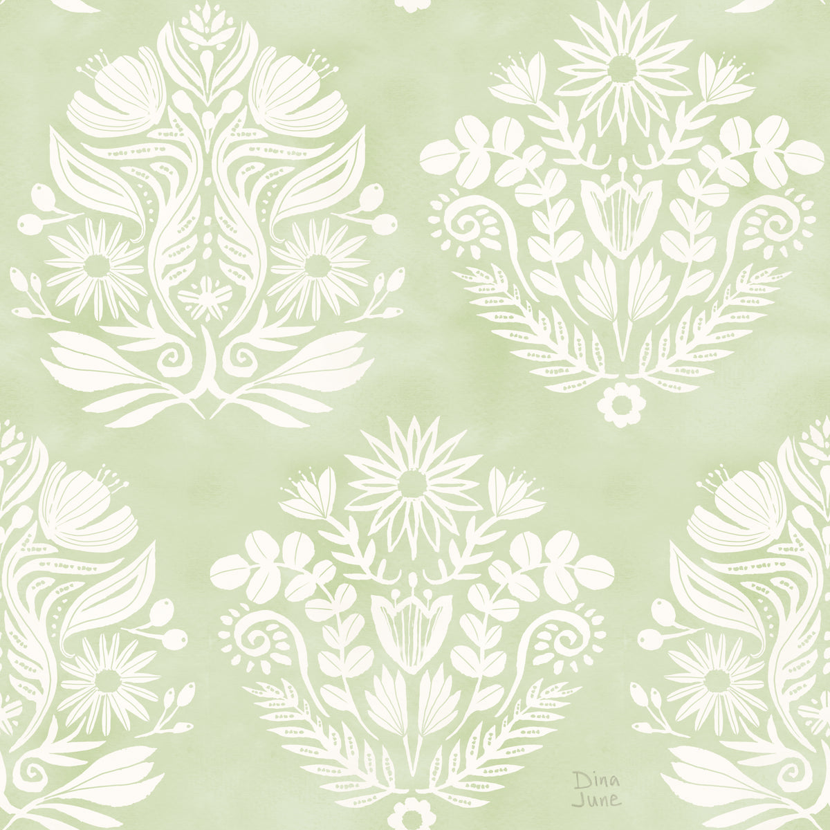 Fresh Fronds Pattern IIB