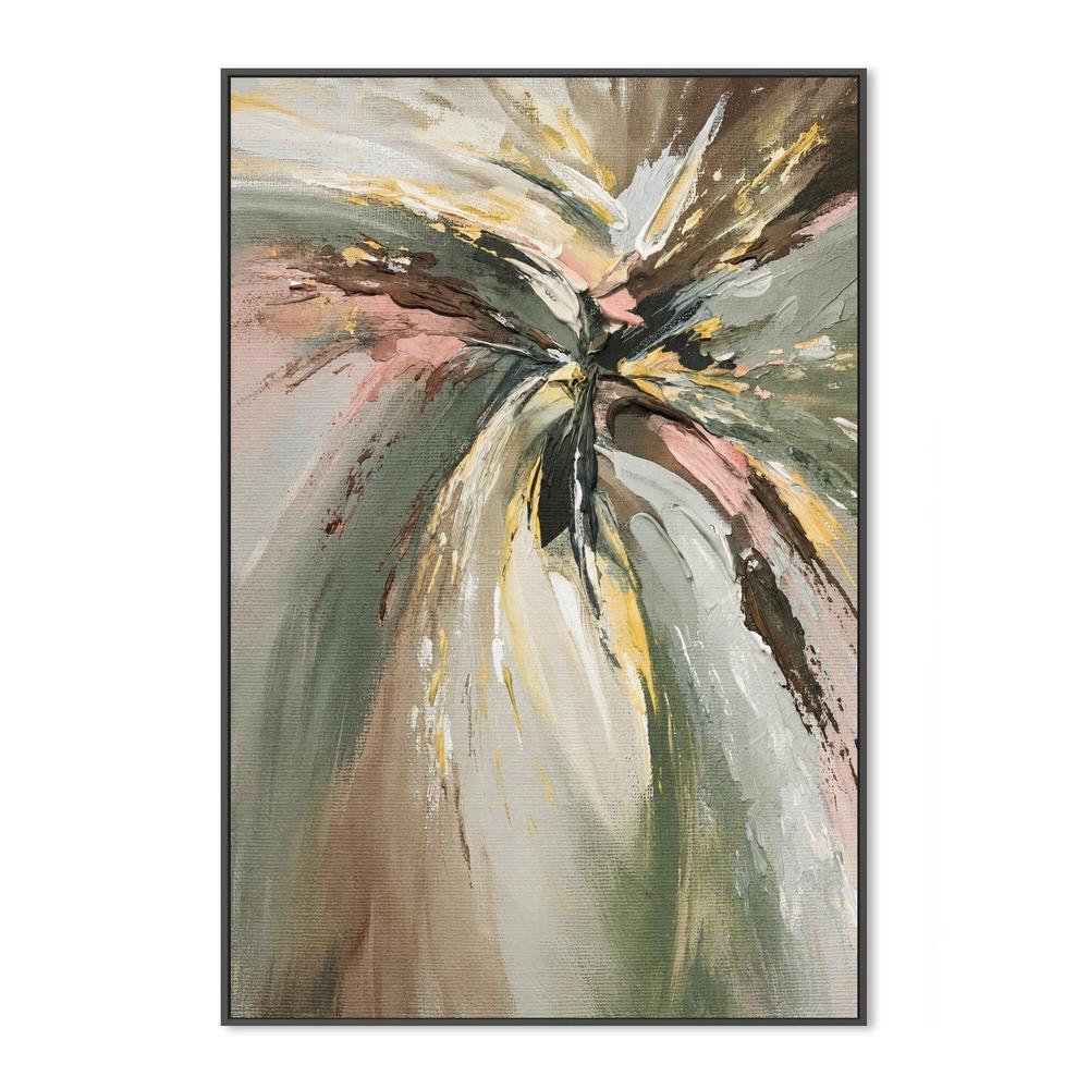 Sage Radiance, hand-painted canvas