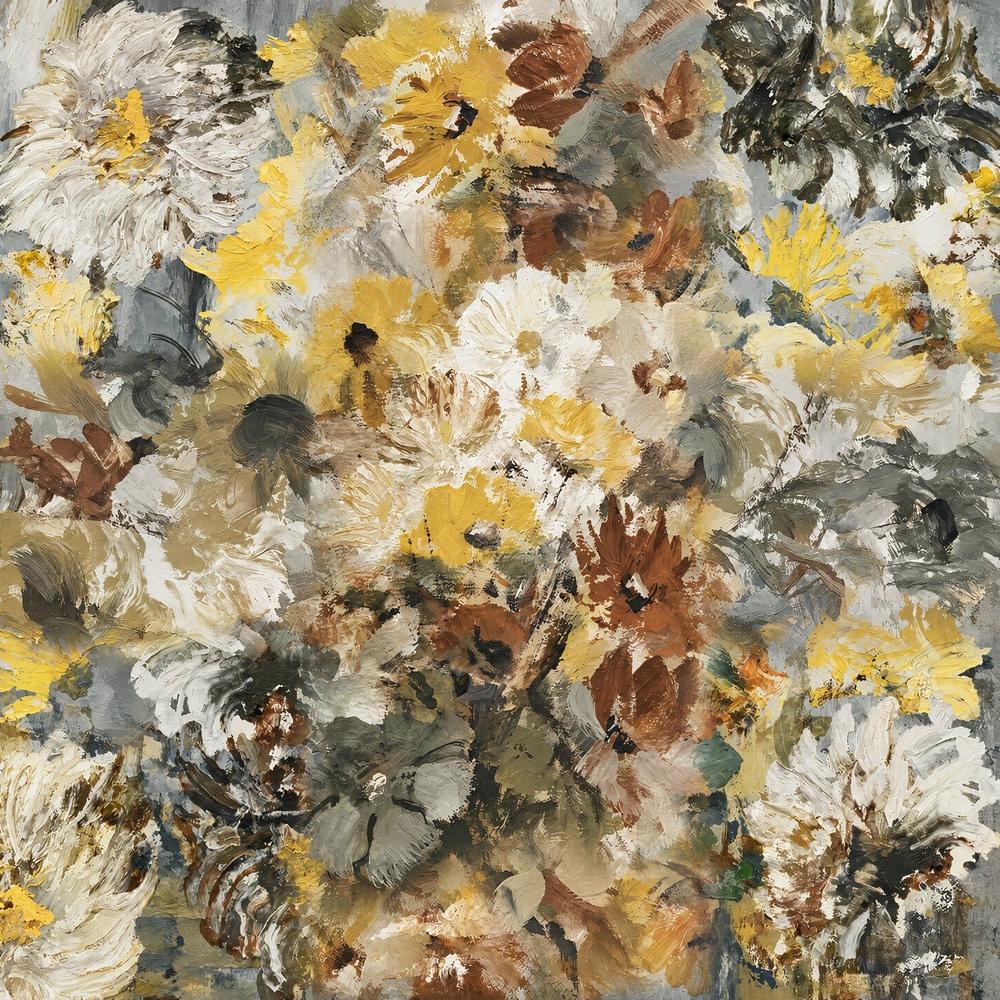 Golden Garden Tapestry, hand-painted canvas