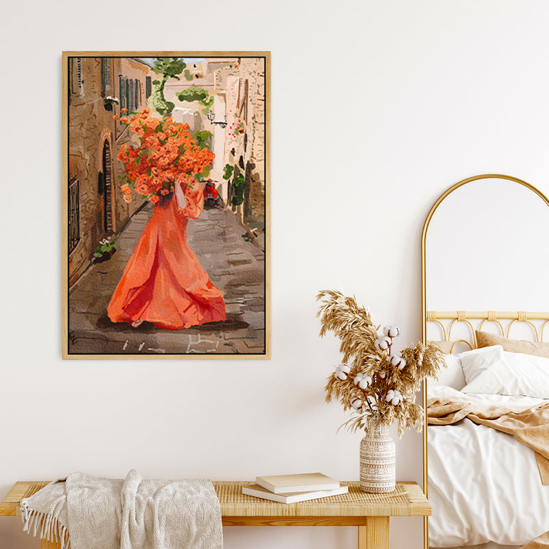 Lady In Orange , By Ekaterina Zagorska
