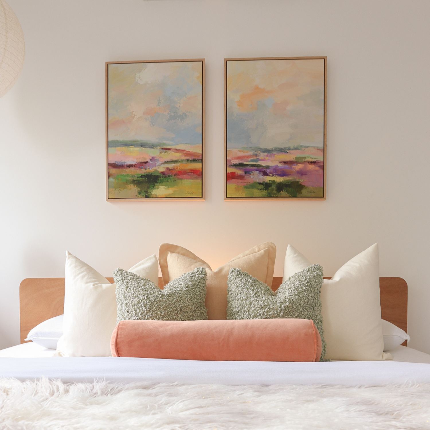 Spring Light, Style A & B, Set Of 2