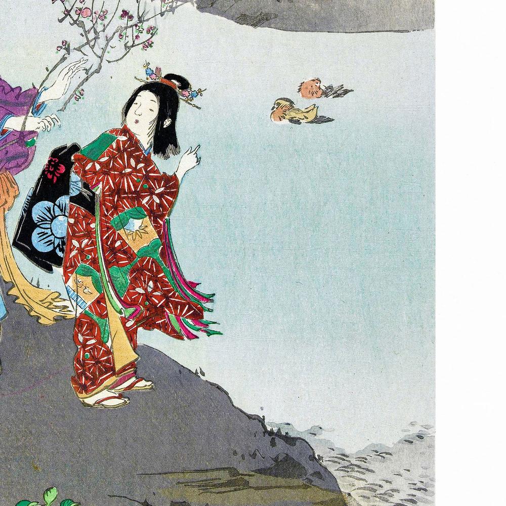 Admiring the Plum Blossom