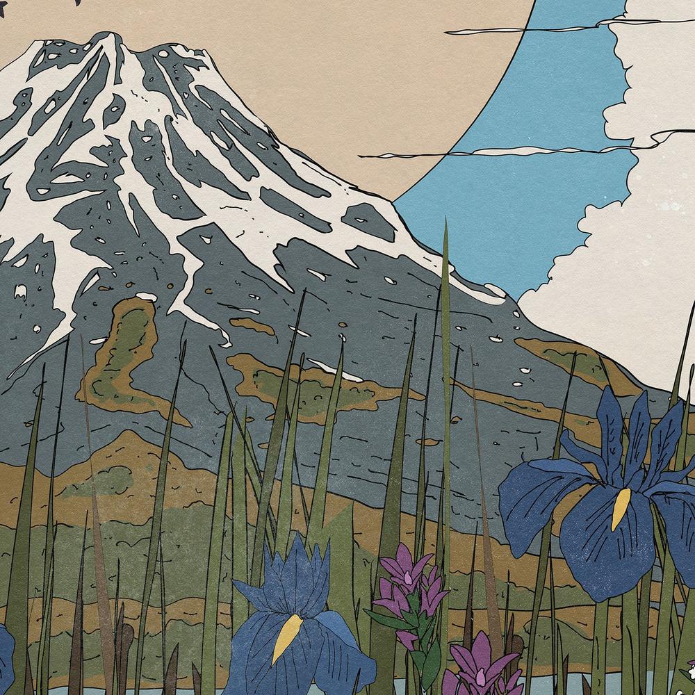 Mount Fuji Summer Swallows