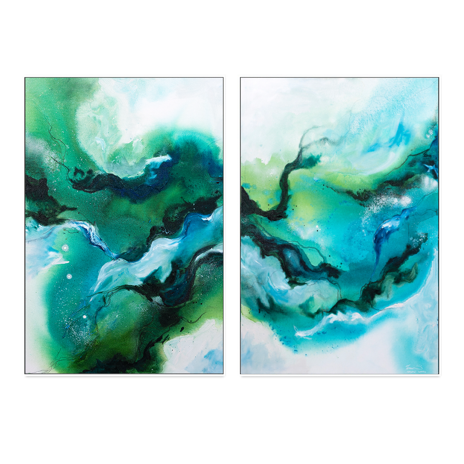 Beach House Musing, Style A & B, Set Of 2
