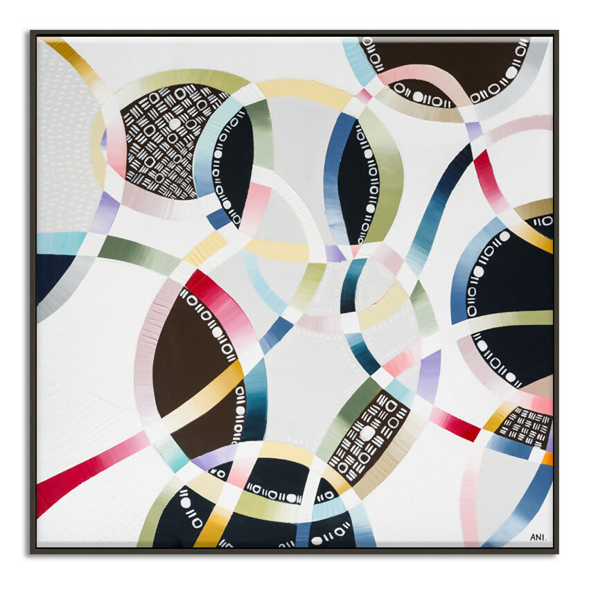 Highway One Framed Canvas black