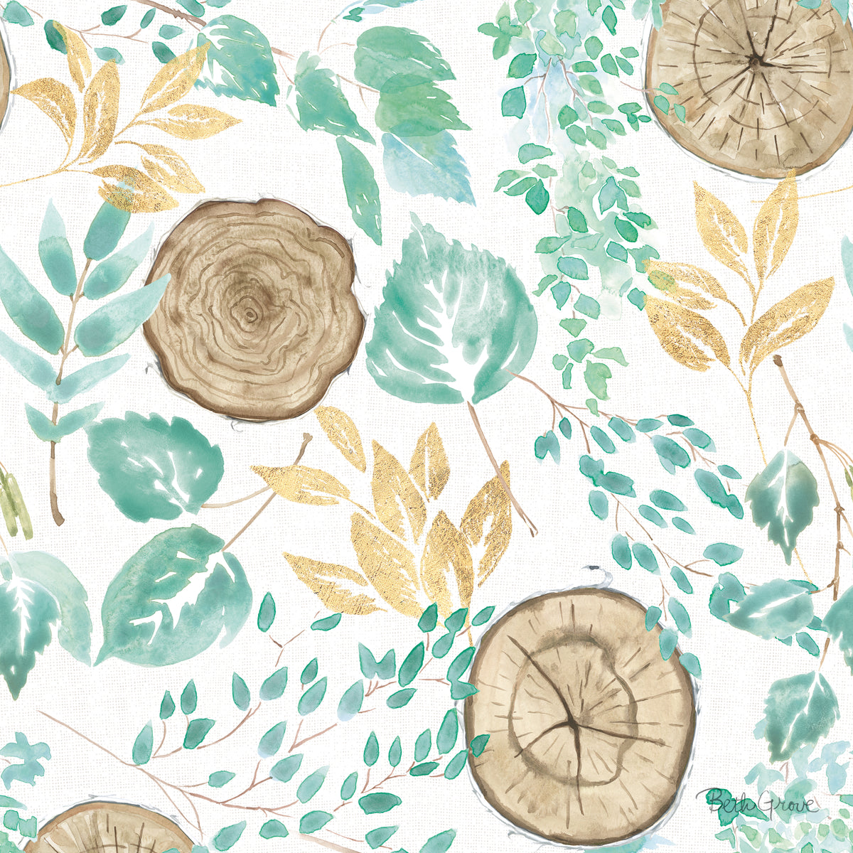 Natures Leaves Pattern I