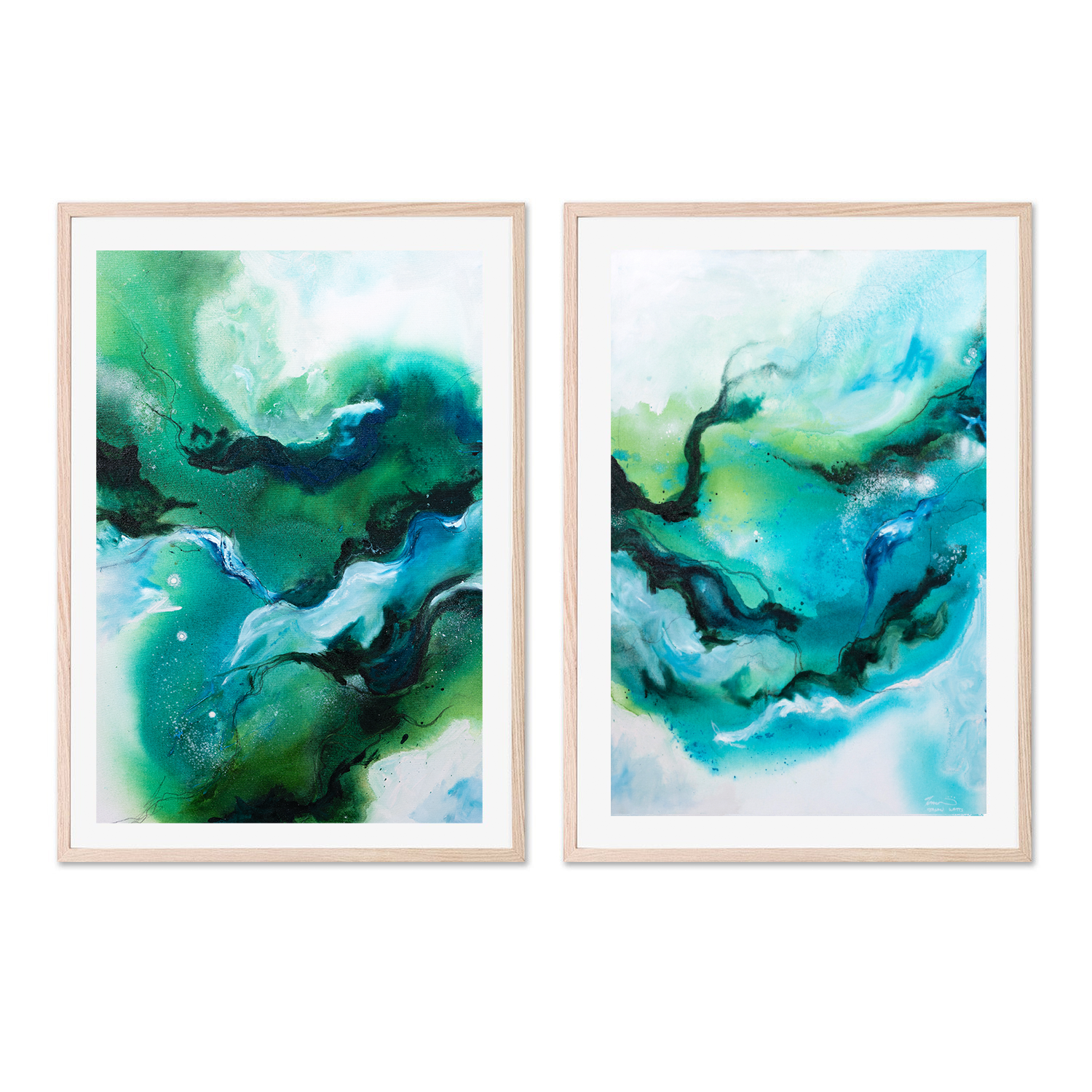 Beach House Musing, Style A & B, Set Of 2