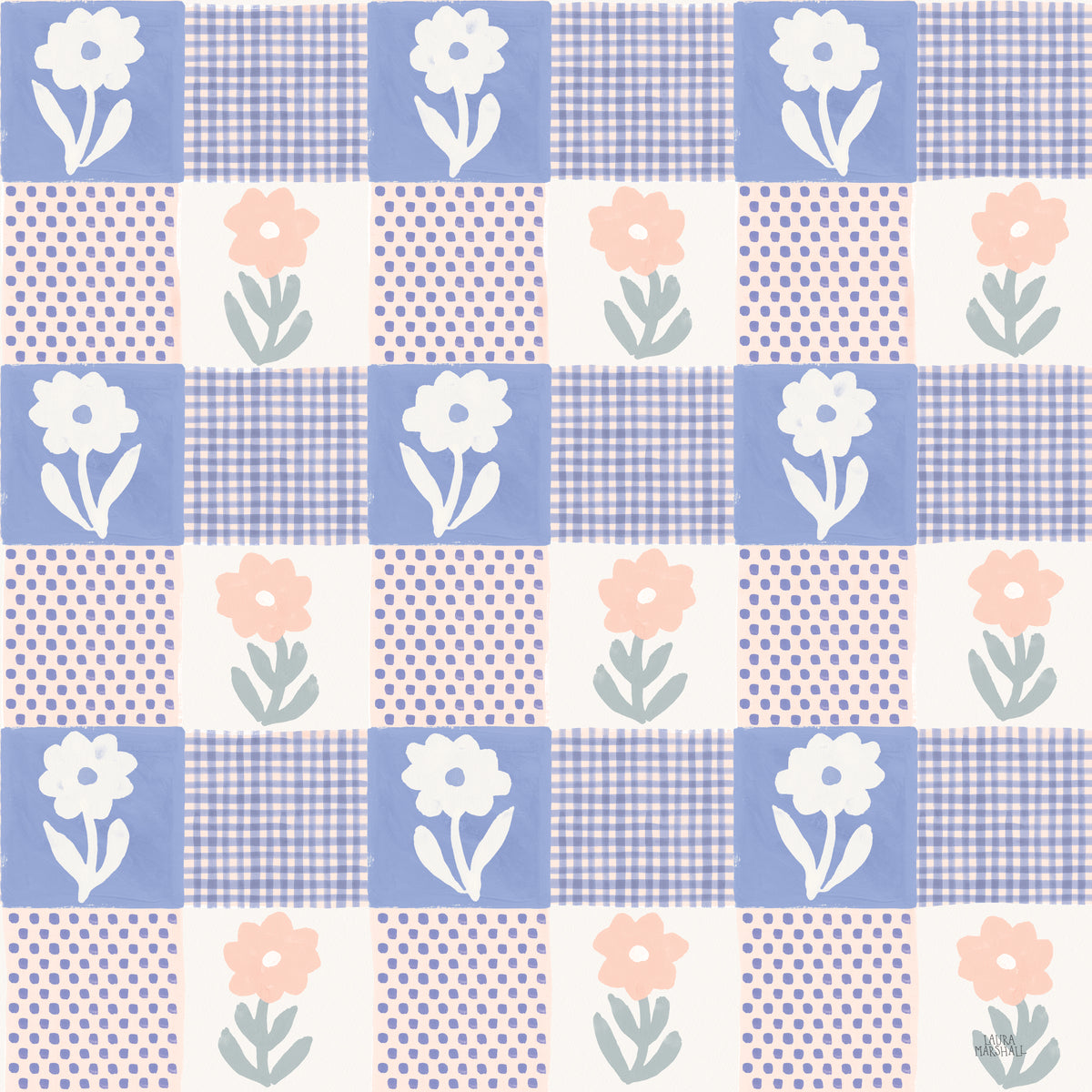 Blooming Spring Pattern XIIIA