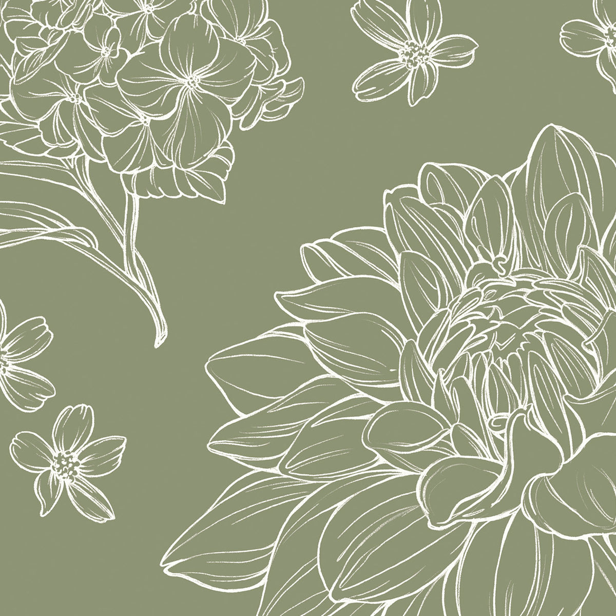 Amber Blossoms Pattern IVB