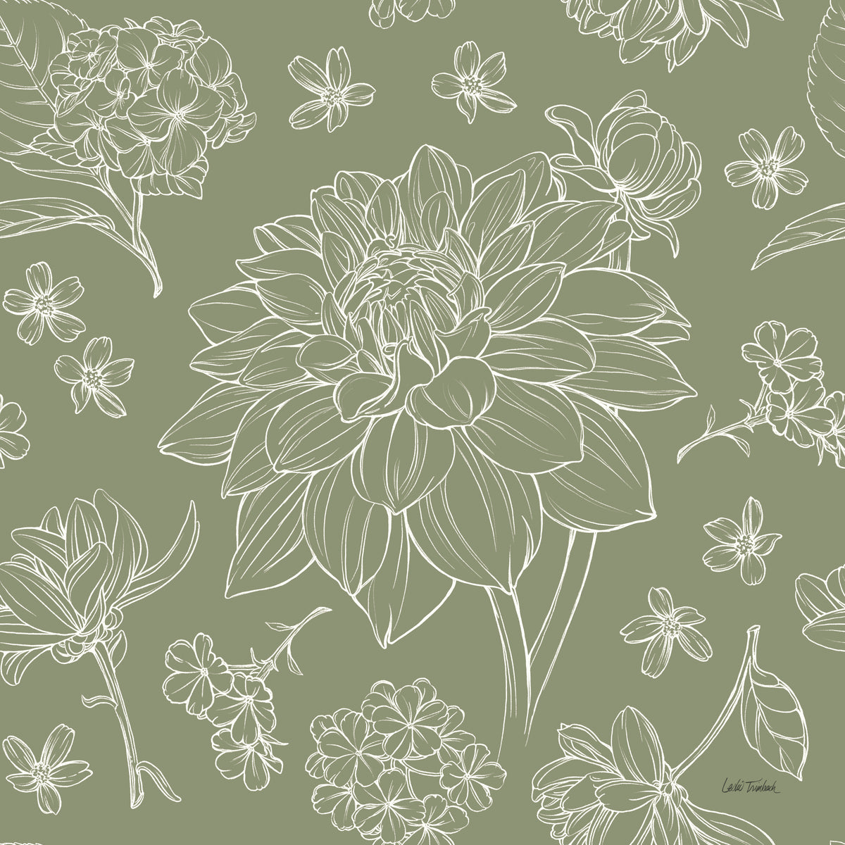 Amber Blossoms Pattern IVB