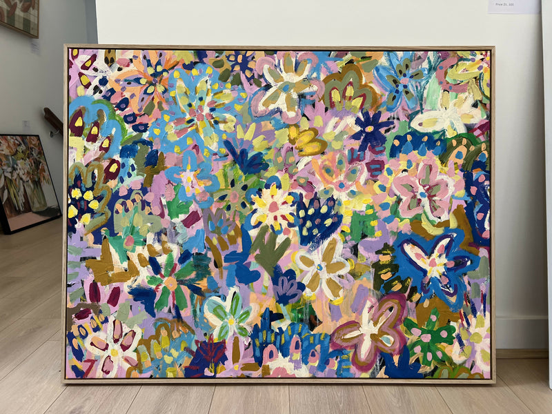 Wildflower Heart, Original Hand Painting By Victoria Corcoran