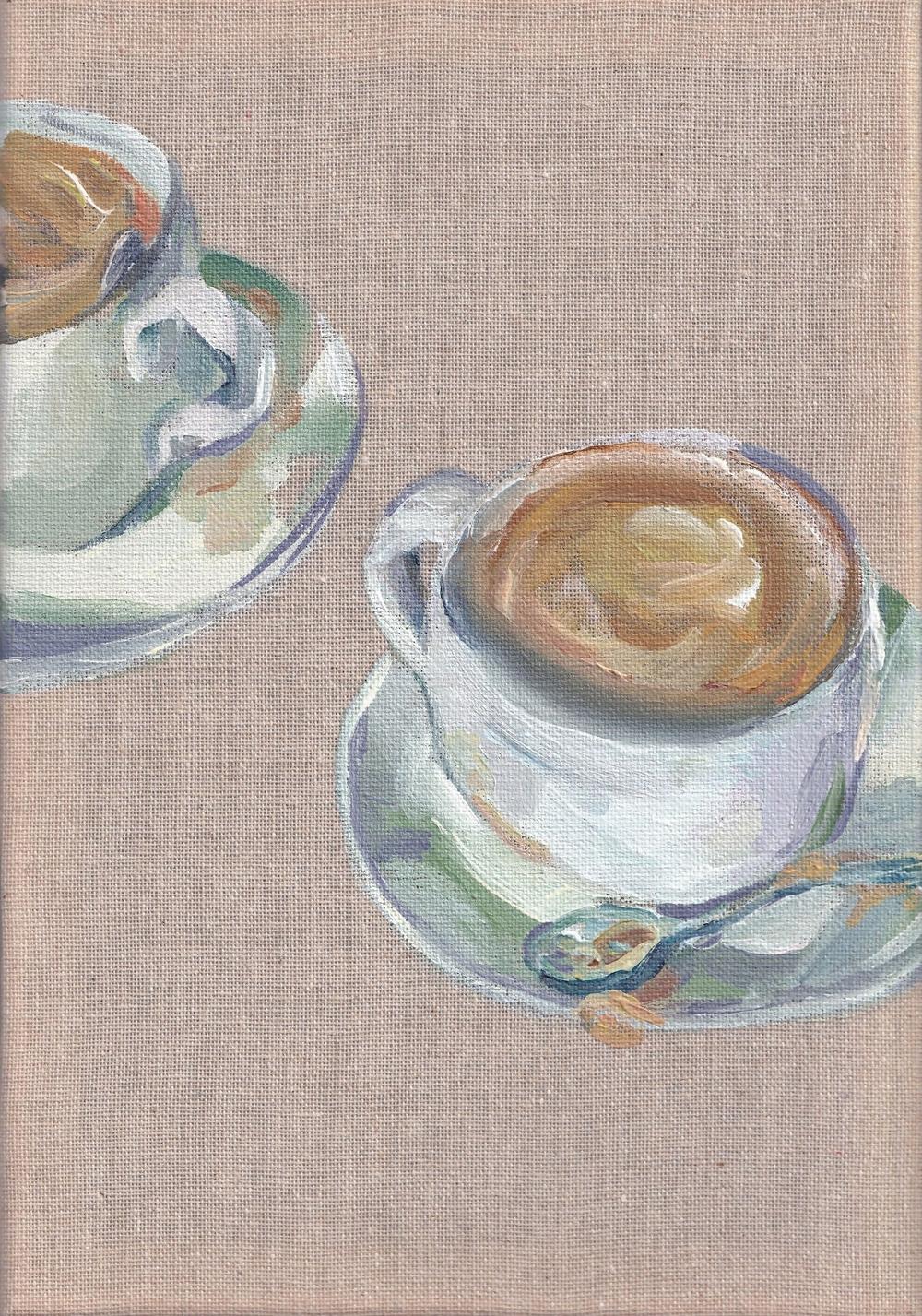 A Date With Francis , Original Artwork-by-Alice Kwan-original art-Gioia