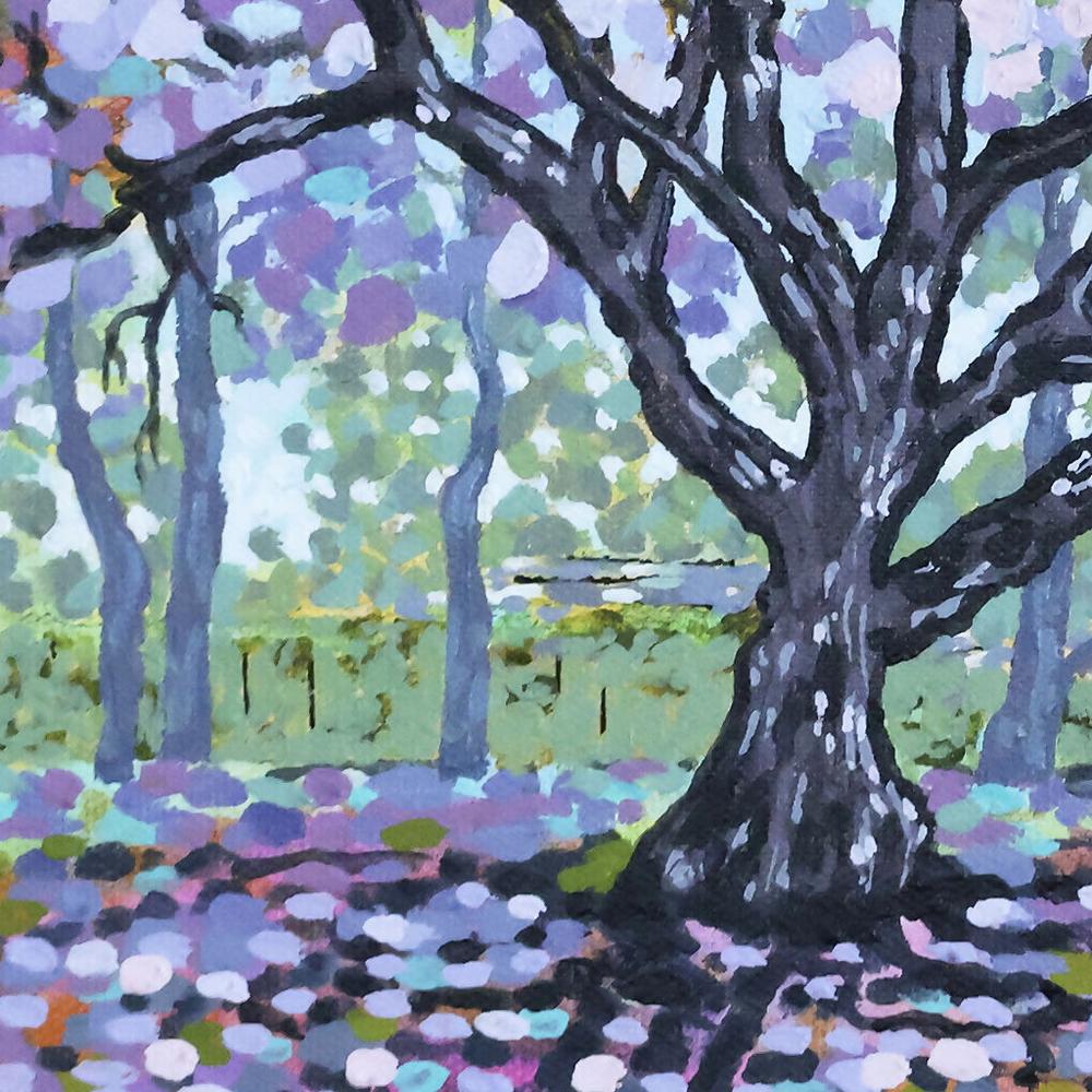 A Jacaranda with a View-by-Judi Parkinson Original Art-original art-Gioia
