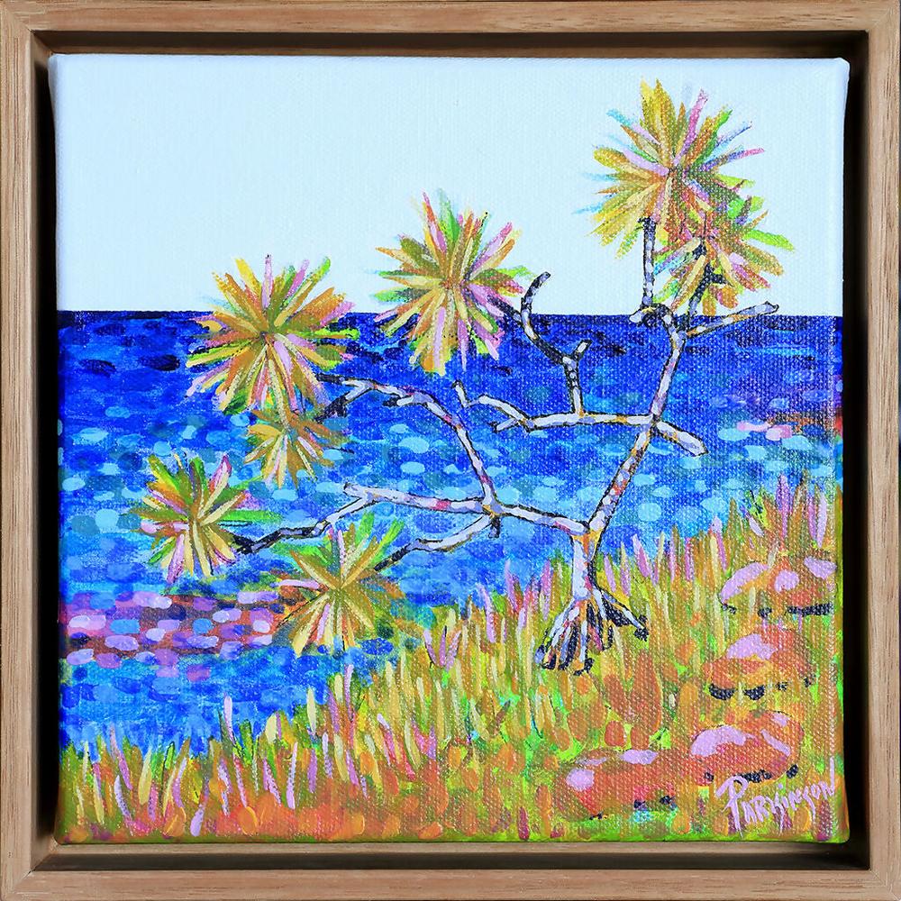 A Pandanus Tree with a View-by-Judi Parkinson Original Art-original art-Gioia