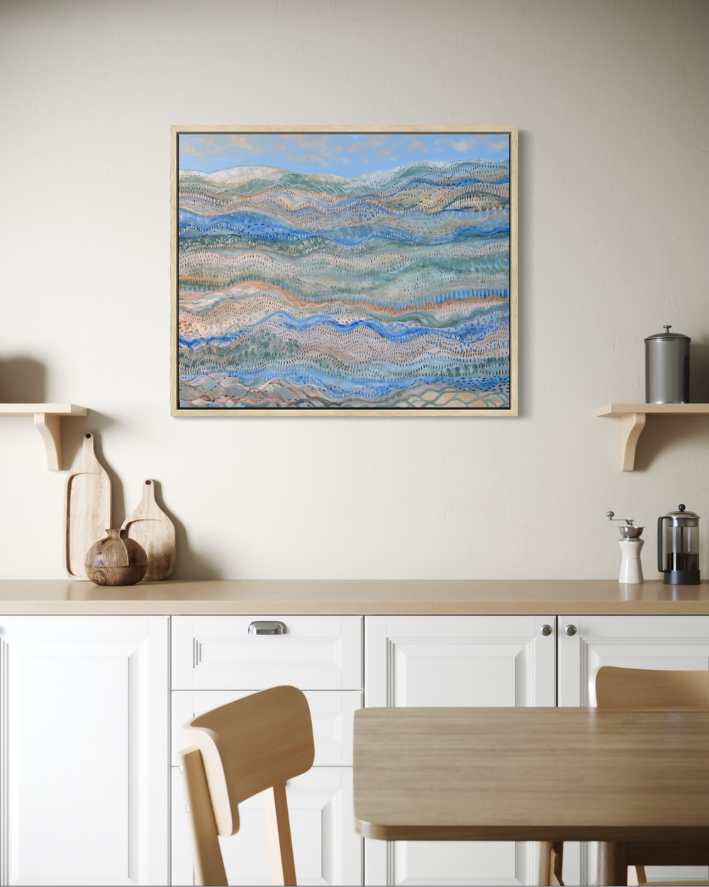 A Valley in Blue-by-Debra Duffy-original art-Gioia