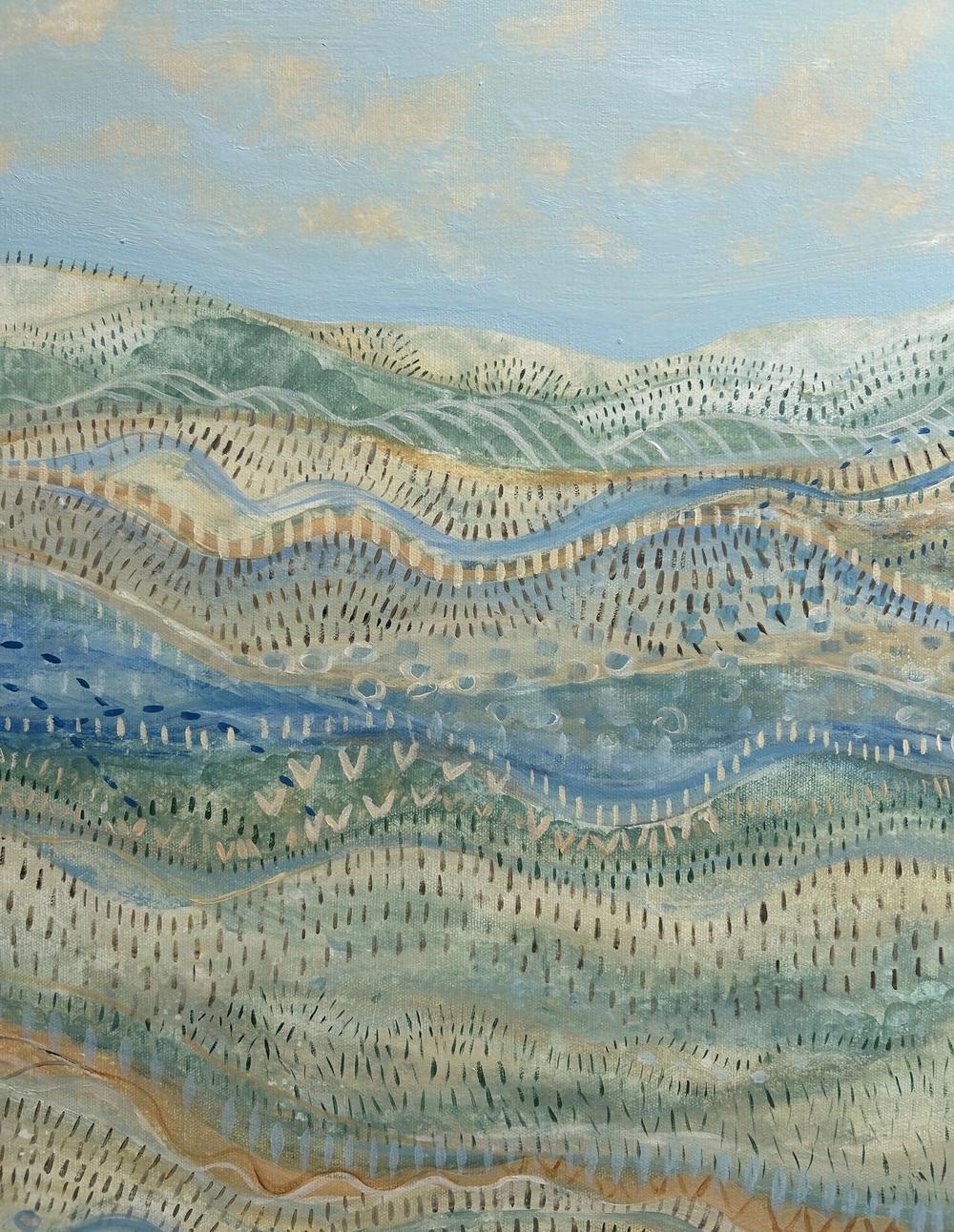 A Valley in Blue-by-Debra Duffy-original art-Gioia