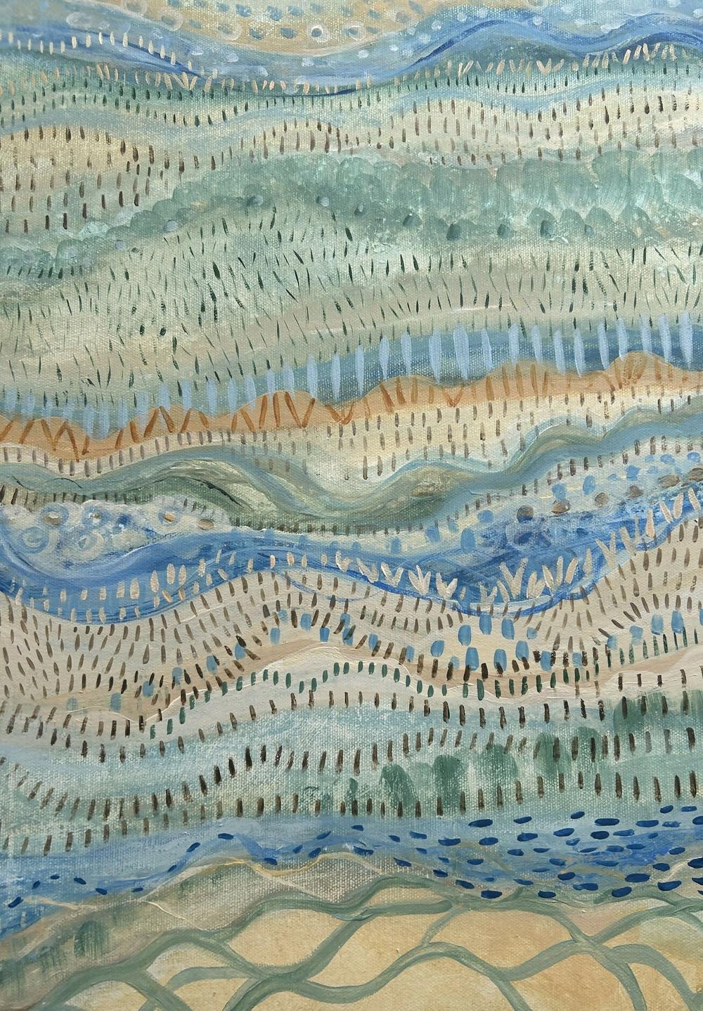 A Valley in Blue-by-Debra Duffy-original art-Gioia
