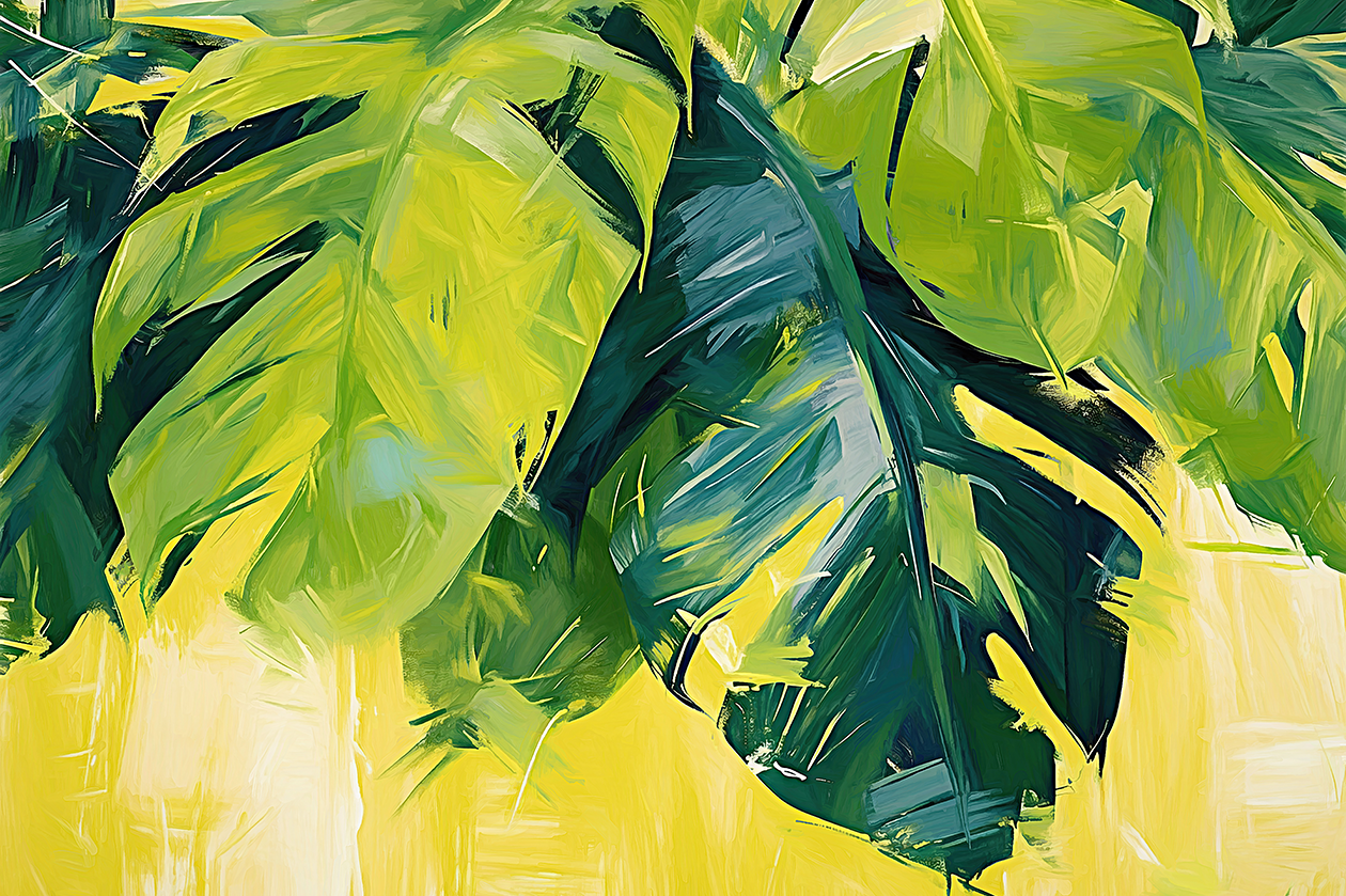 Tropical Leaves , Style B