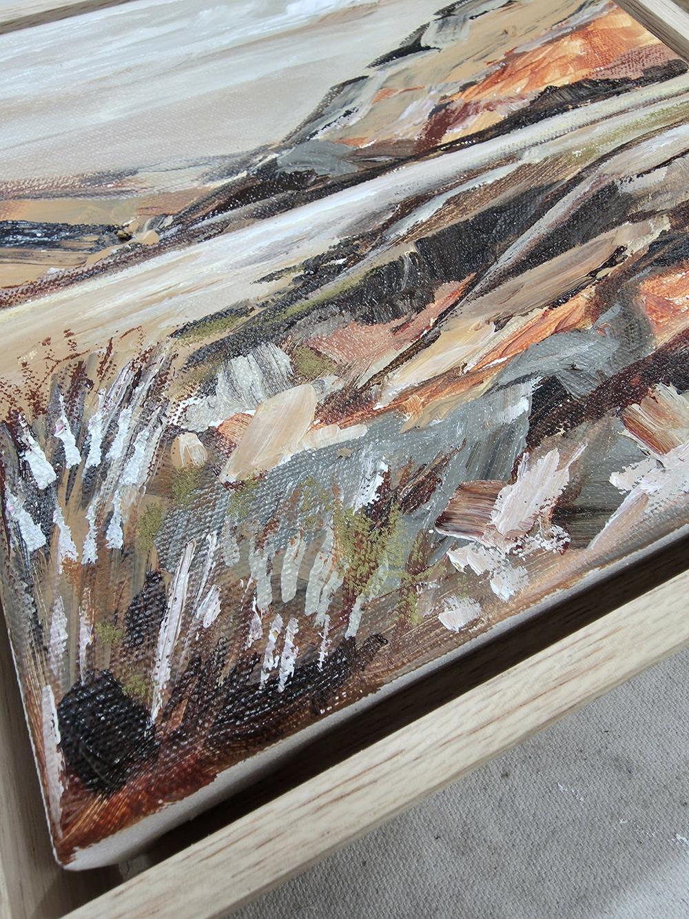 Amber Sunset , Original Artwork-by-Amanda Skye-original art-Gioia