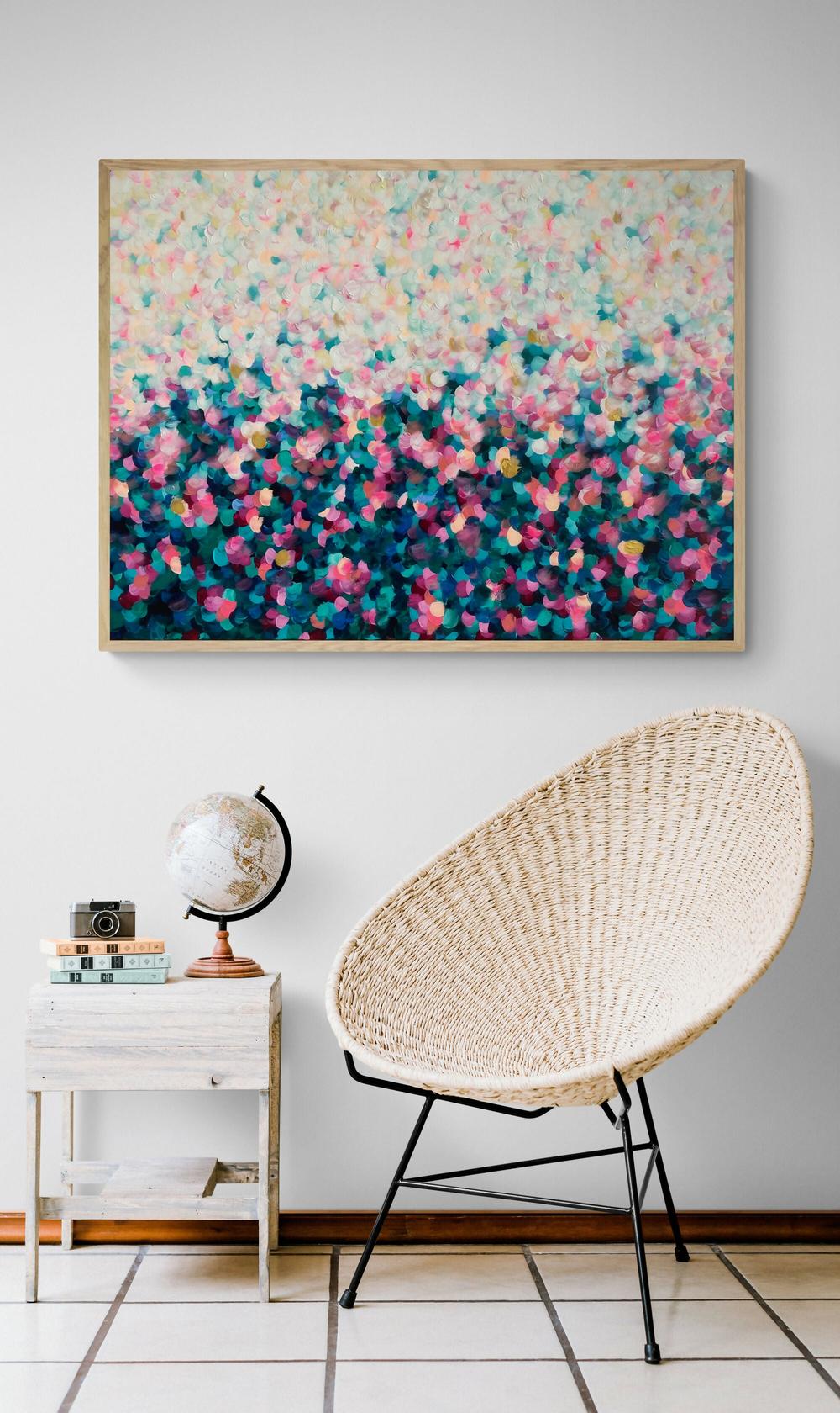 Among a field of light , Original Artwork-by-Katherine Spiller-original art-Gioia
