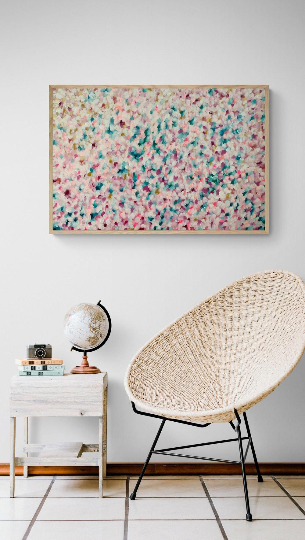 And so the petals roam, Original Art By Katherine Spiller-by-Katherine Spiller-original art-Gioia