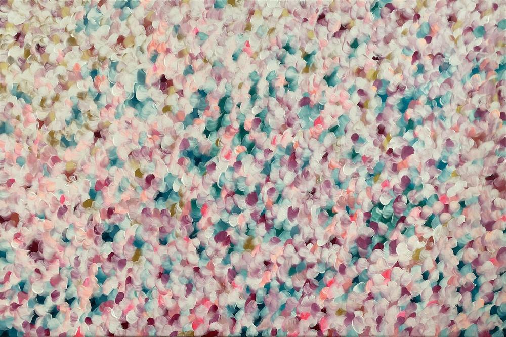 And so the petals roam, Original Art By Katherine Spiller-by-Katherine Spiller-original art-Gioia