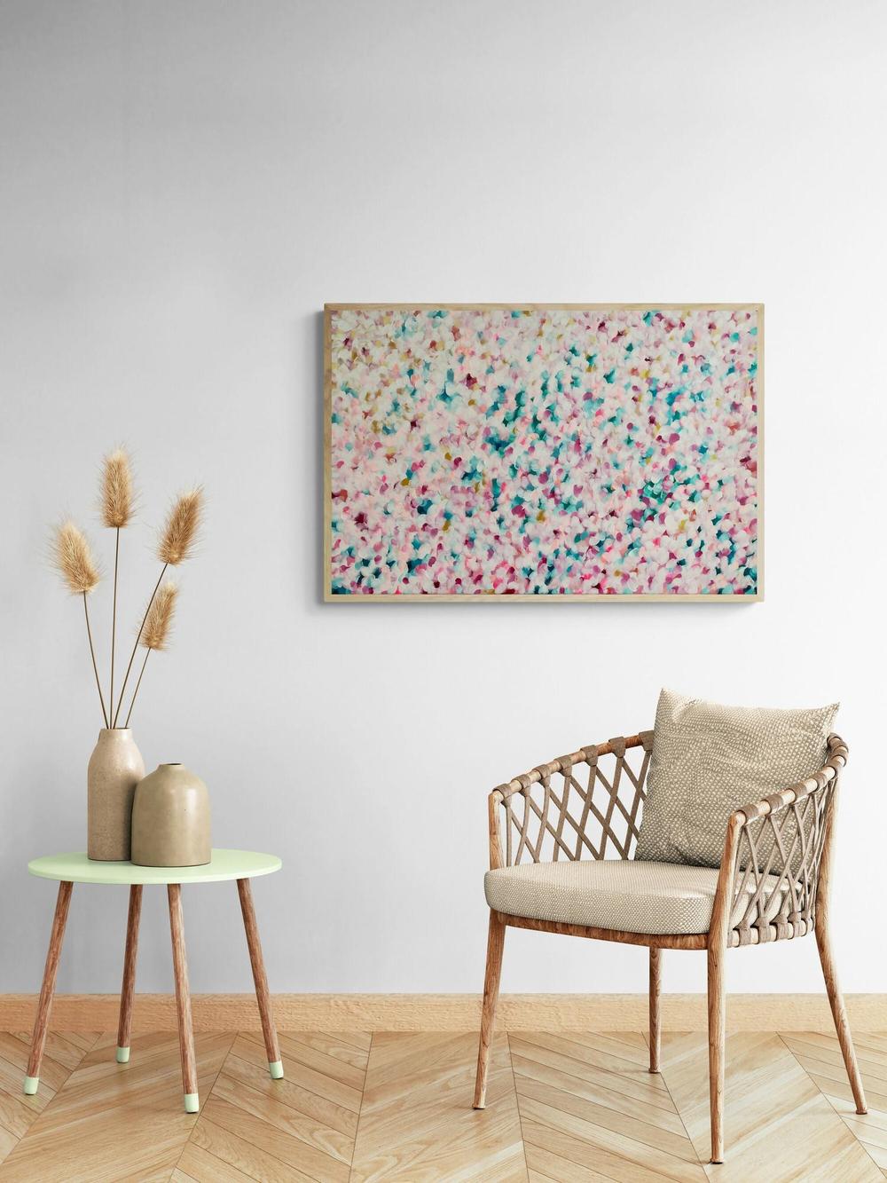 And so the petals roam, Original Art By Katherine Spiller-by-Katherine Spiller-original art-Gioia
