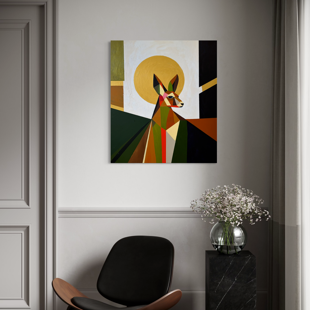 Australian Icon — The Golden Guardian-by-Vasily Kulchenko Original Art-original art-Gioia