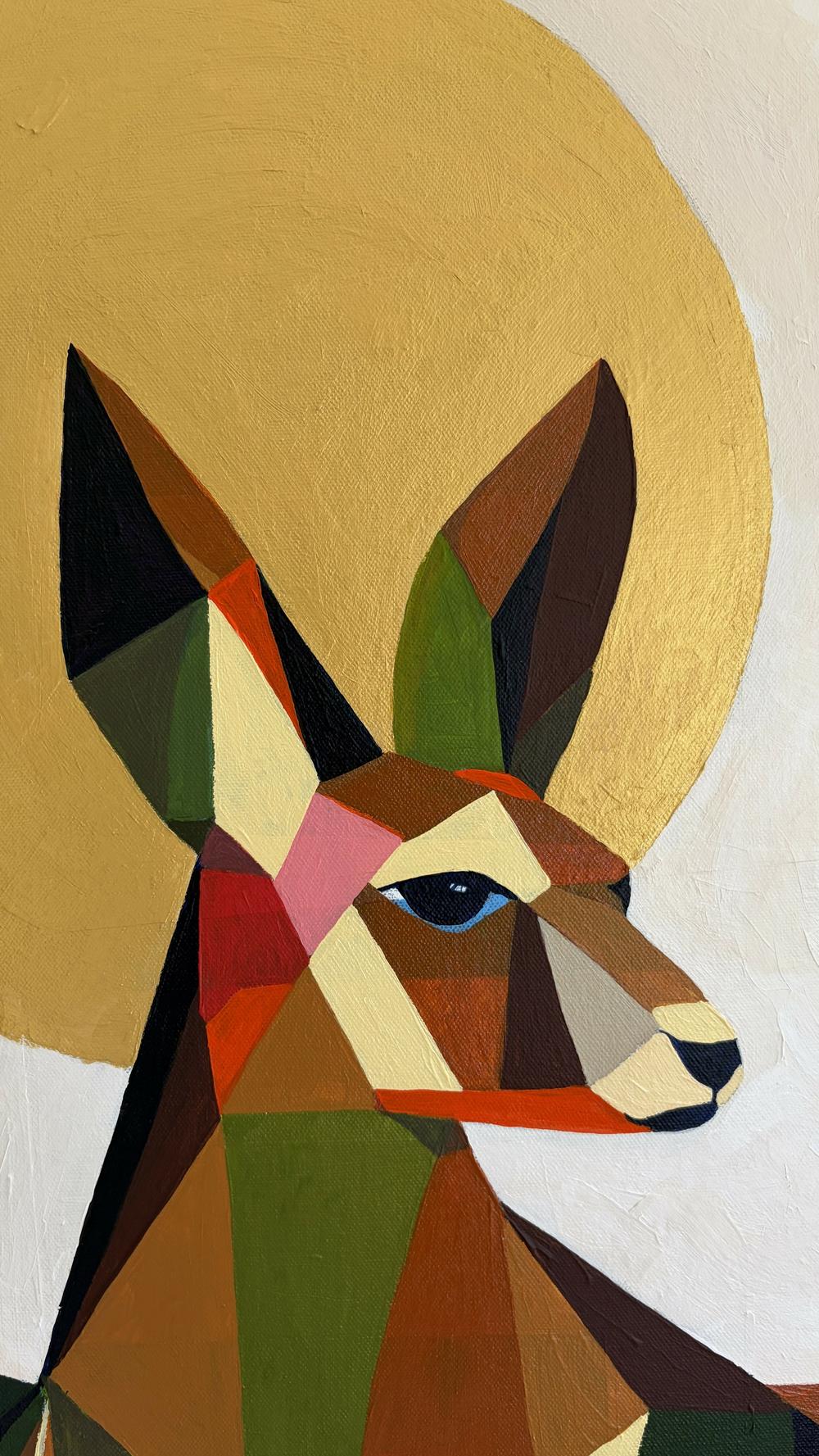 Australian Icon — The Golden Guardian-by-Vasily Kulchenko Original Art-original art-Gioia