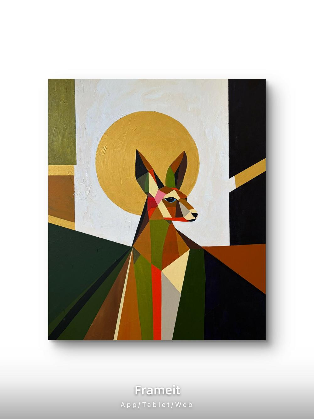 Australian Icon — The Golden Guardian-by-Vasily Kulchenko Original Art-original art-Gioia
