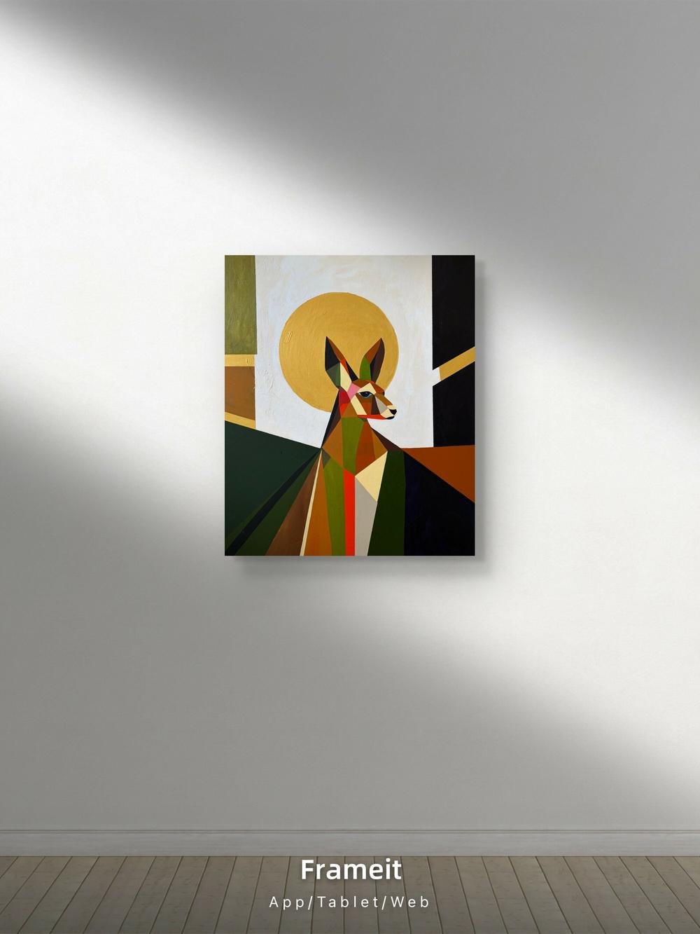 Australian Icon — The Golden Guardian-by-Vasily Kulchenko Original Art-original art-Gioia