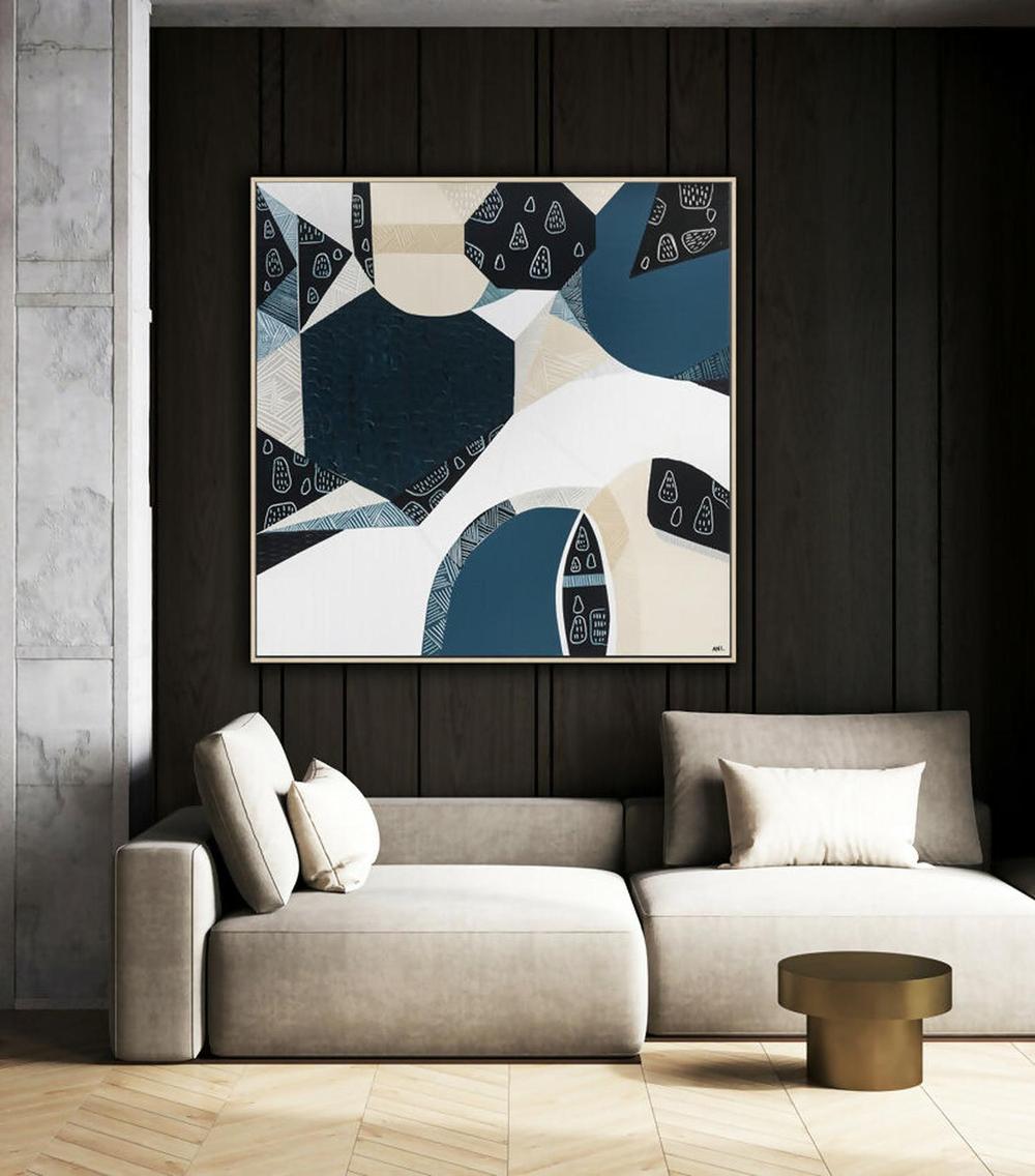 Australian Stone, Original Hand-Painted Canvas By Ani Ipradjian-by-Ani Ipradjian-original art-Gioia