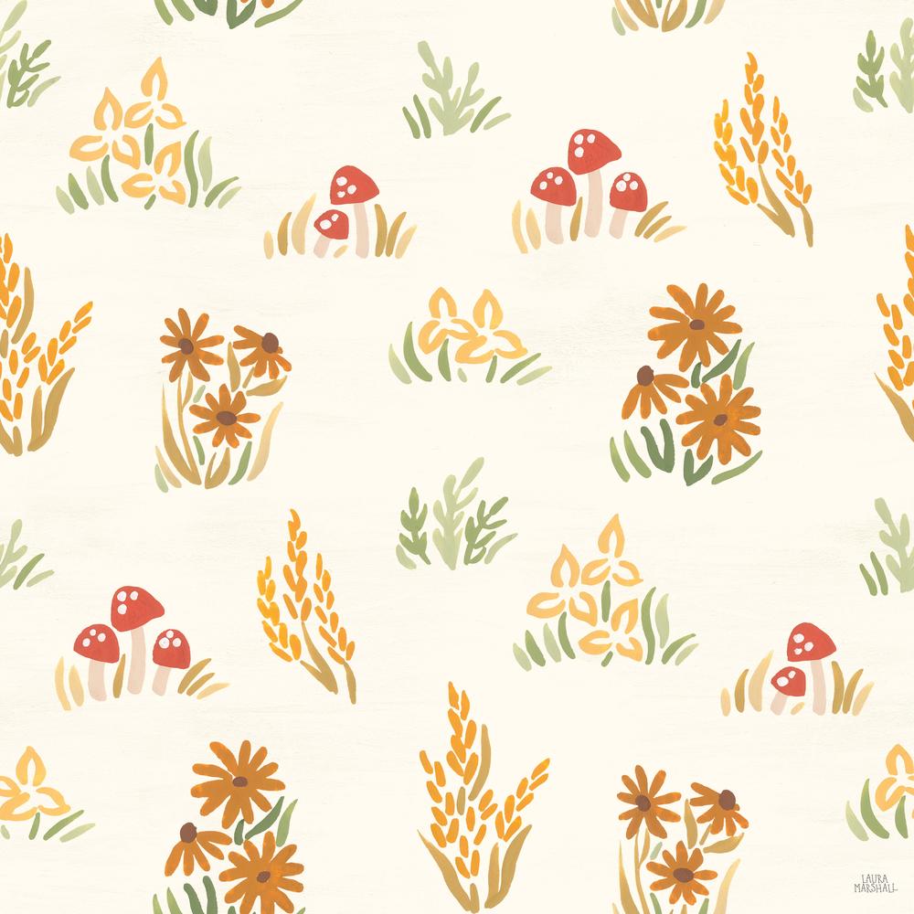 Autumn Days Pattern XIA-wallpaper-eco-friendly-easy-removal-Laura Marshall-1