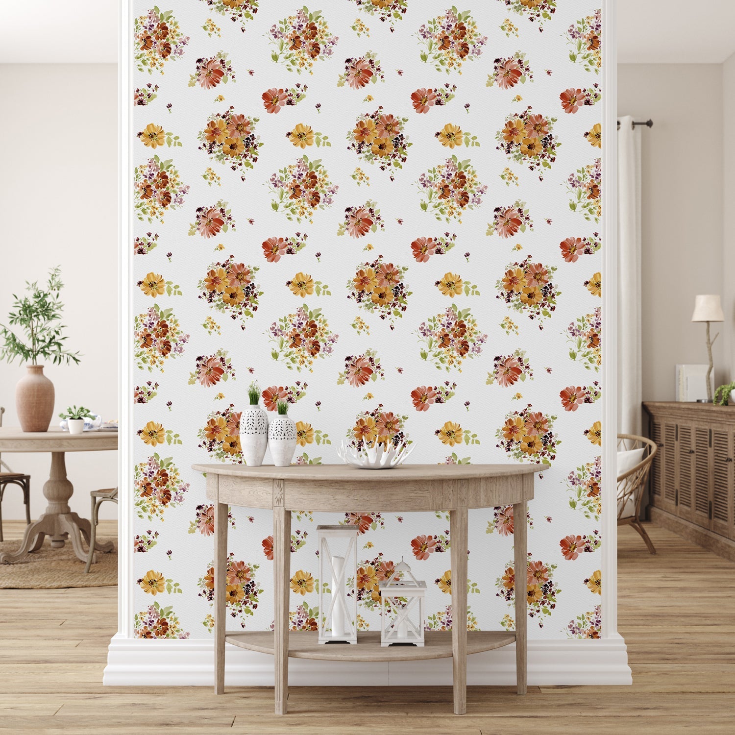 Autumn Joy Pattern I, Style B, Wallpaper