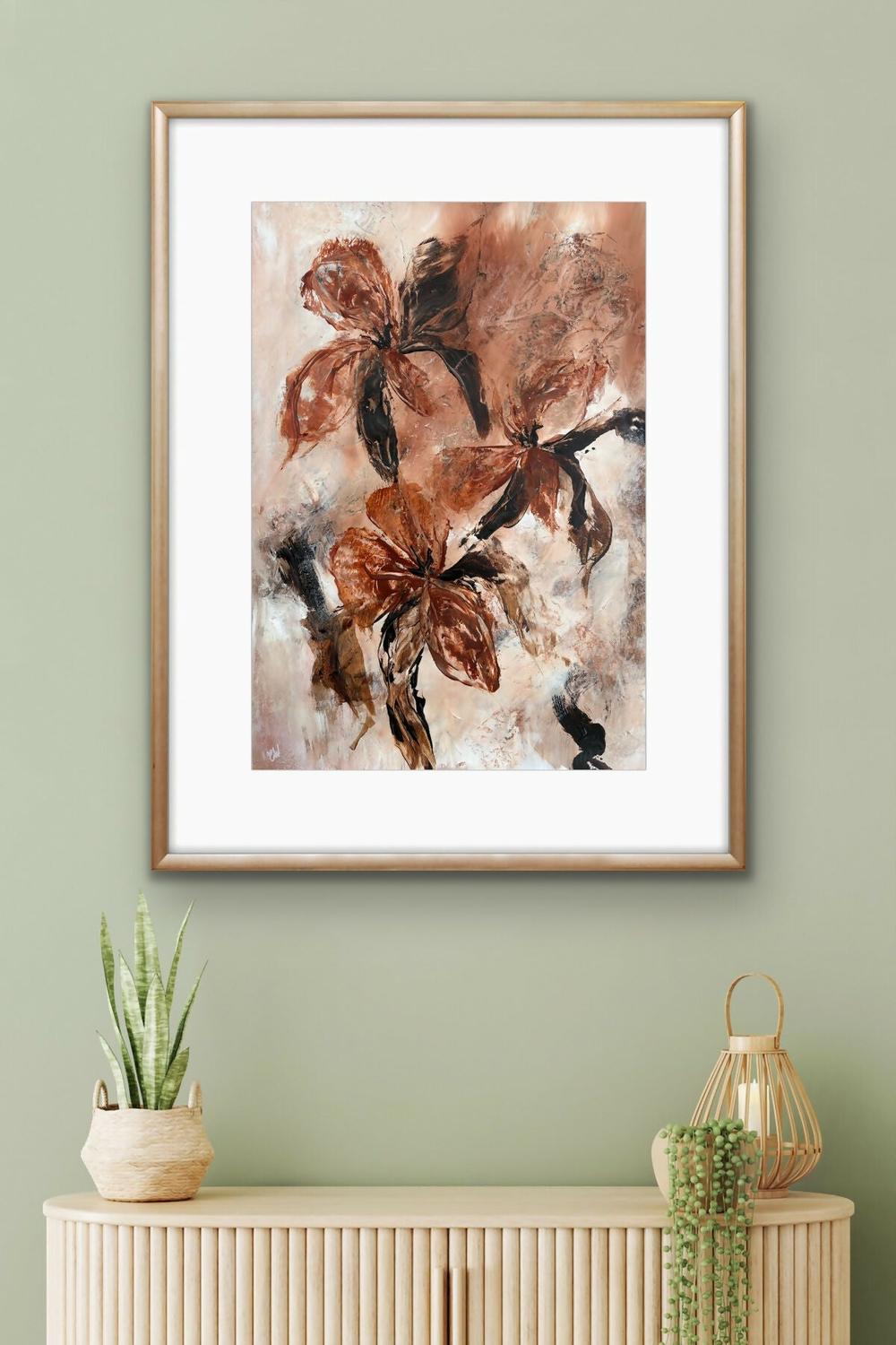 Autumn Petals-by-Carrie Welsh-original art-Gioia