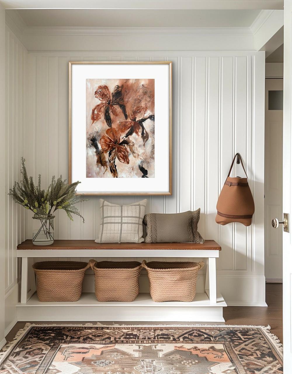Autumn Petals-by-Carrie Welsh-original art-Gioia