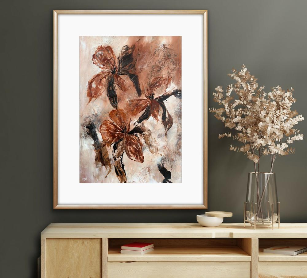 Autumn Petals-by-Carrie Welsh-original art-Gioia